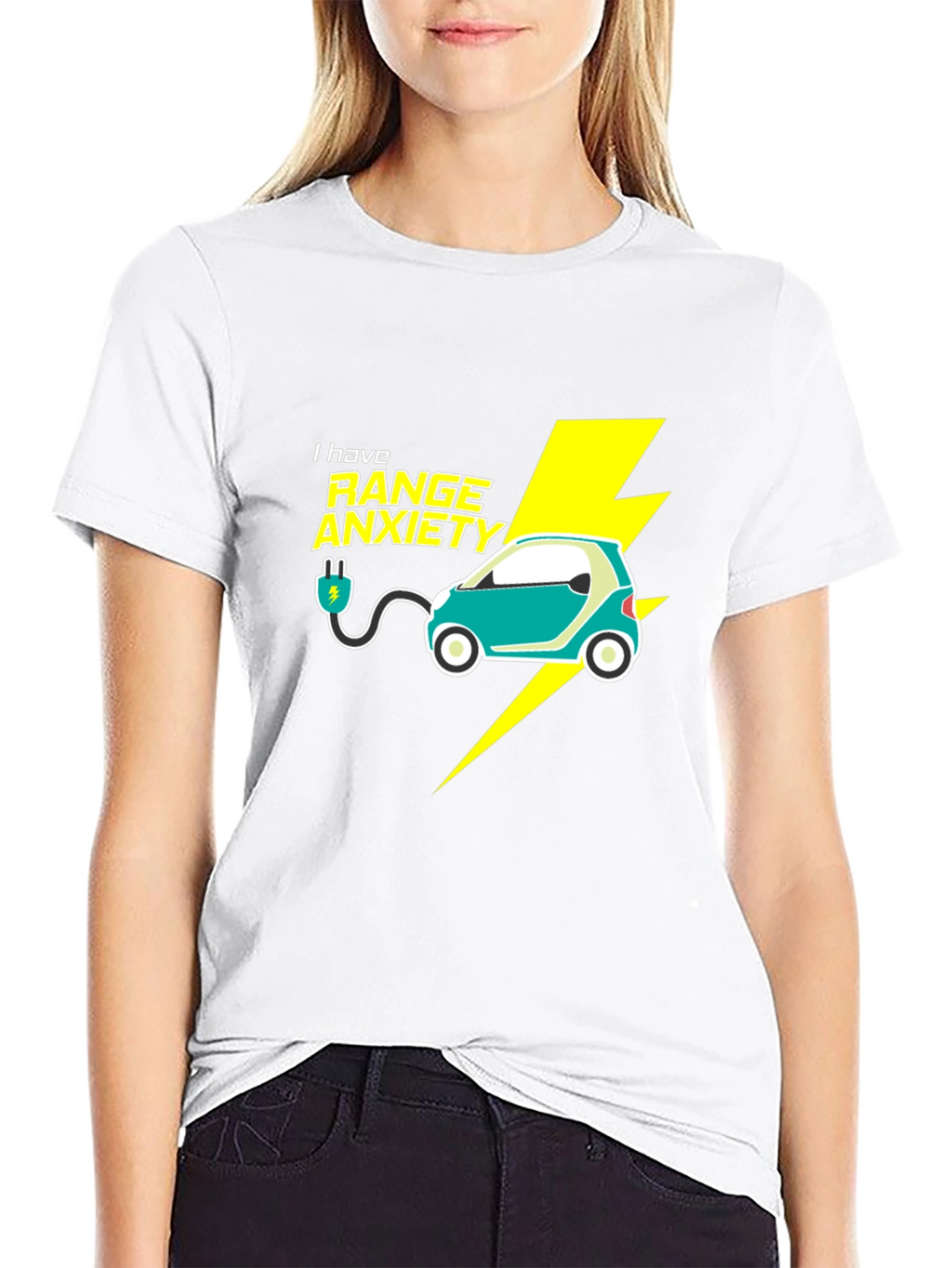 Range Anxiety Electric Car T-Shirt