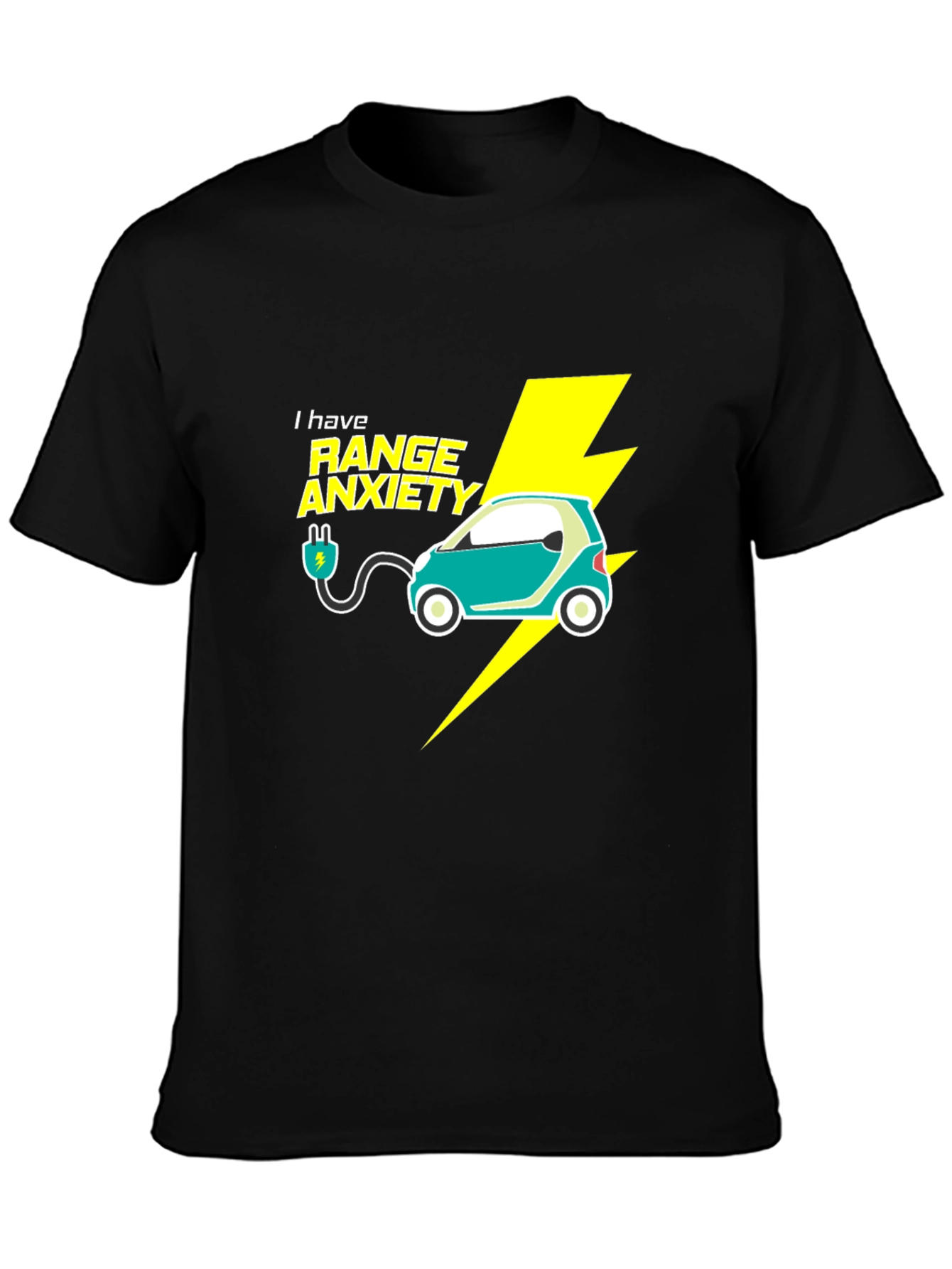 Range Anxiety Electric Car T-Shirt