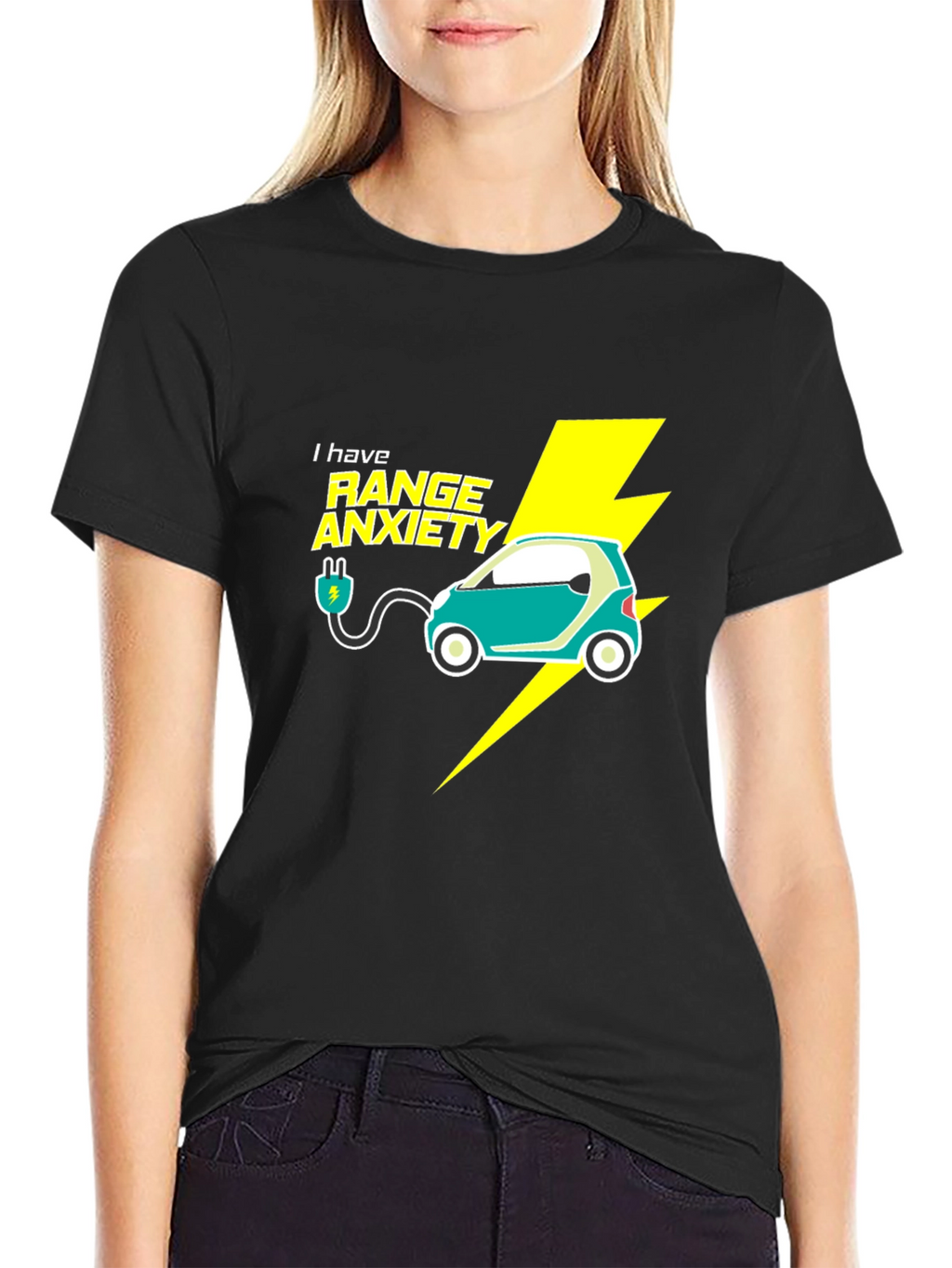 Range Anxiety Electric Car T-Shirt