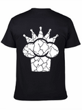 Cracked Crown Graphic Tee - Cool Casual Wear