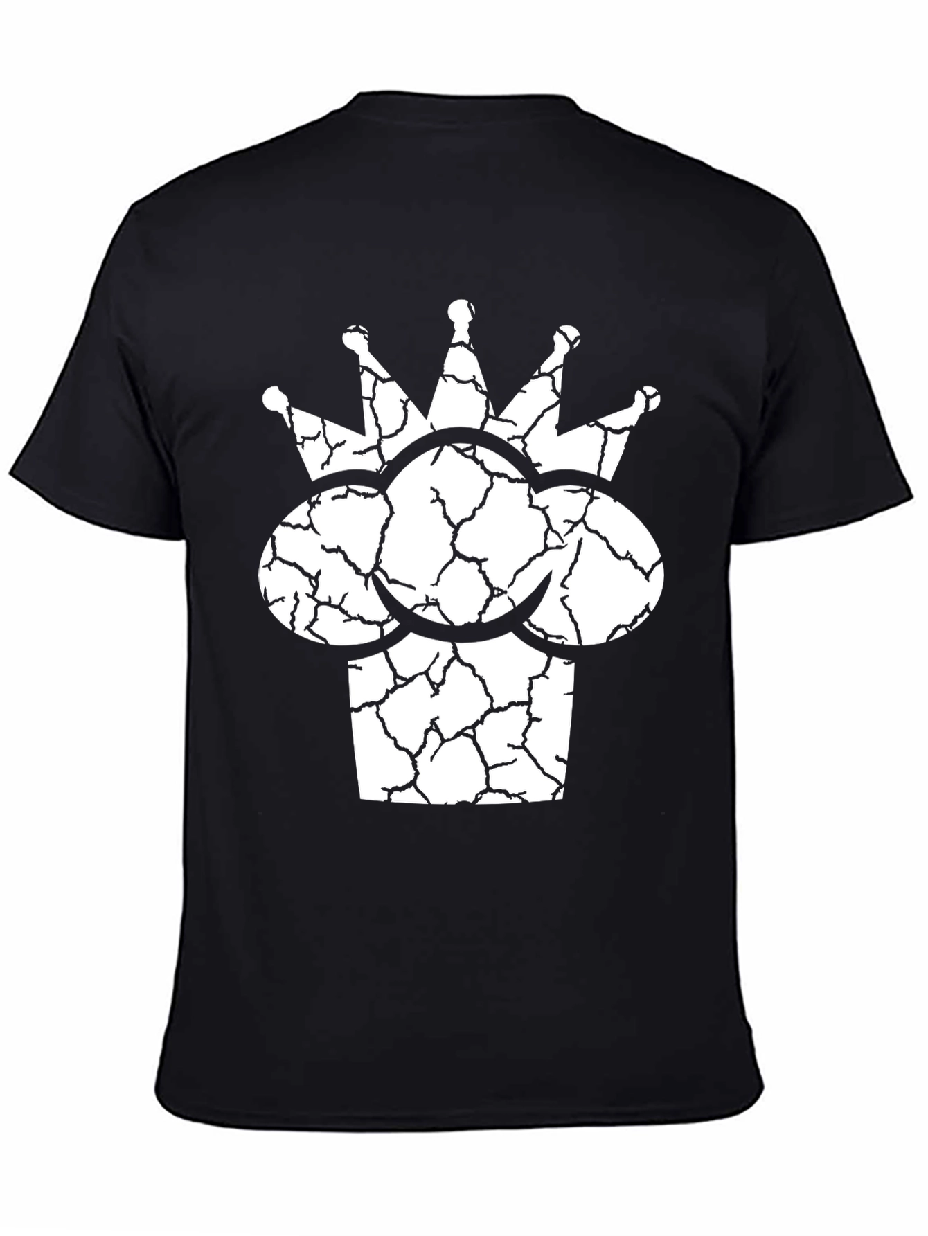 Cracked Crown Graphic Tee - Cool Casual Wear