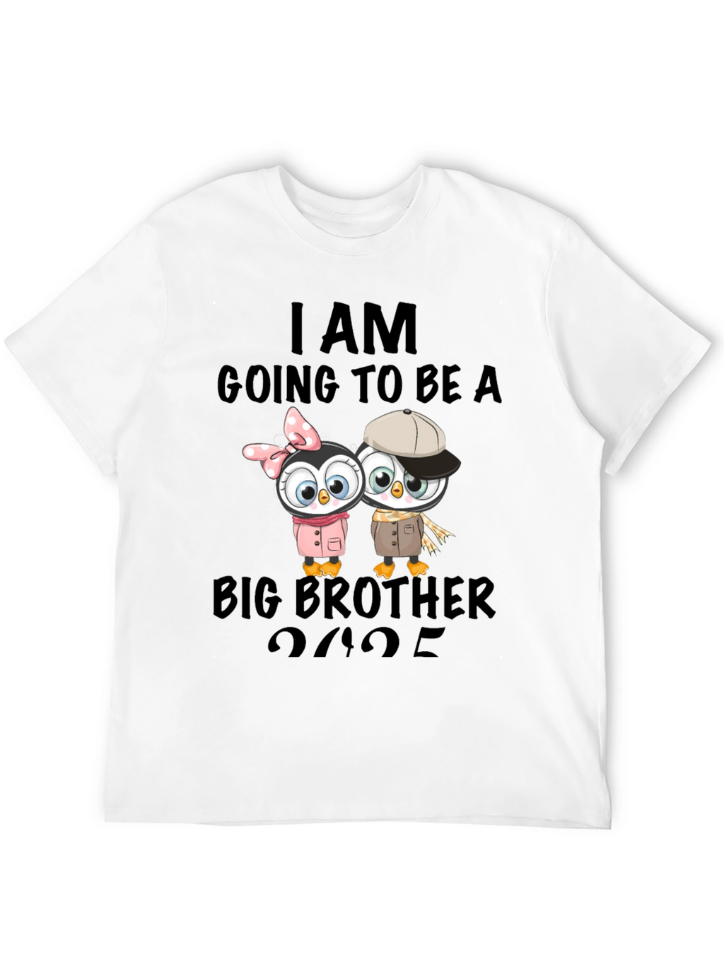 Big Brother Announcement T-Shirt - Penguin Design