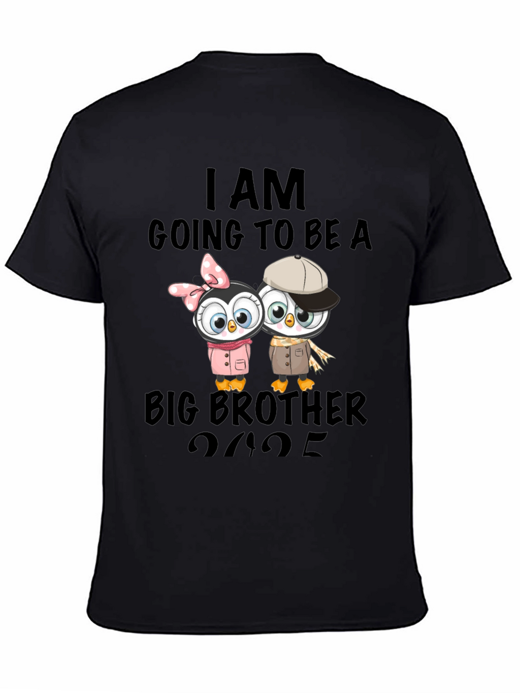 Big Brother Announcement T-Shirt - Penguin Design