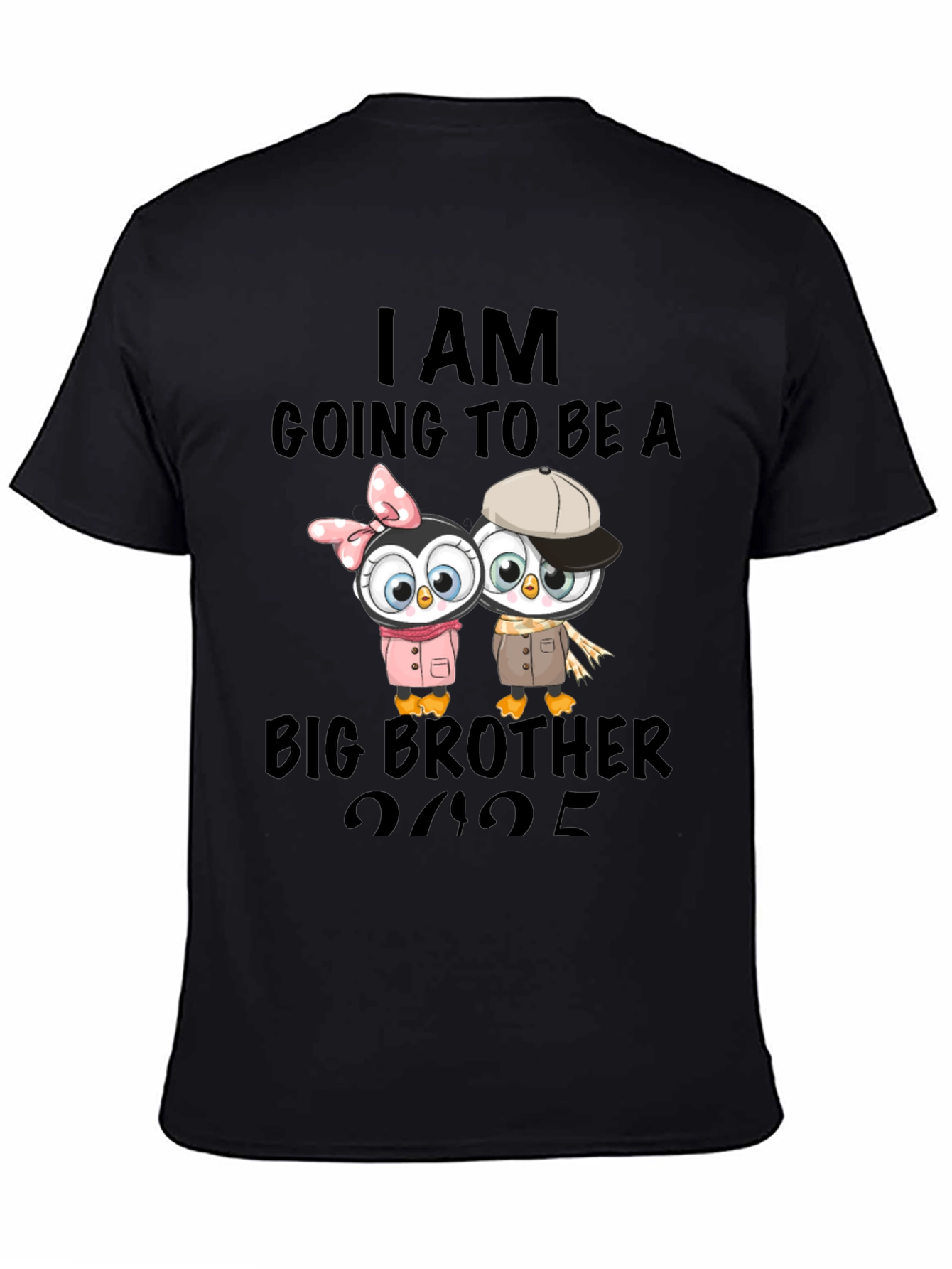 Big Brother Announcement T-Shirt - Penguin Design