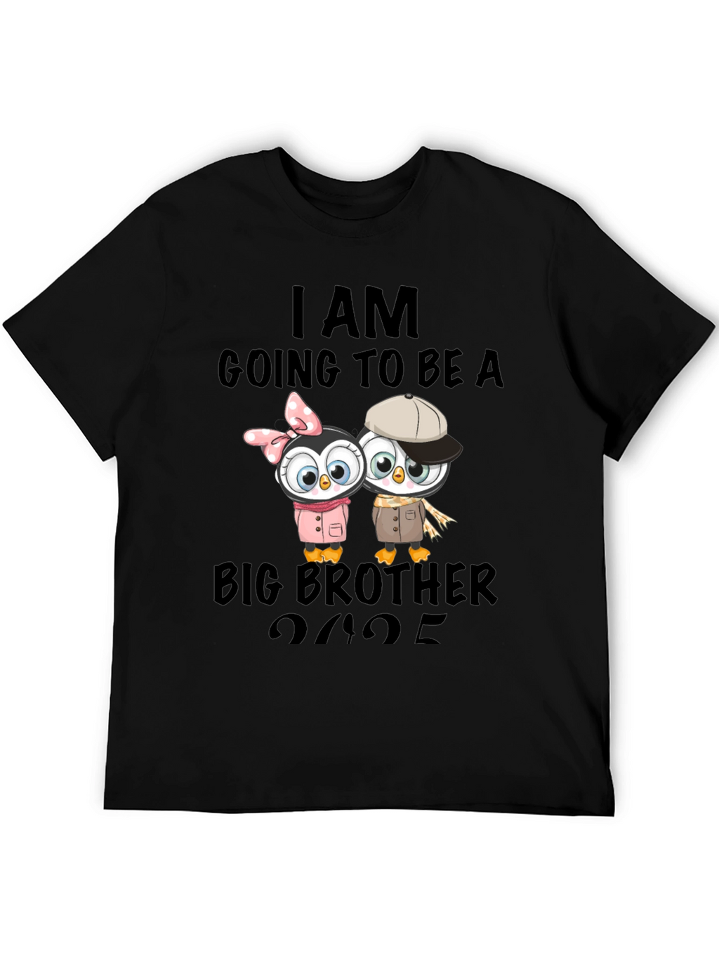 Big Brother Announcement T-Shirt - Penguin Design