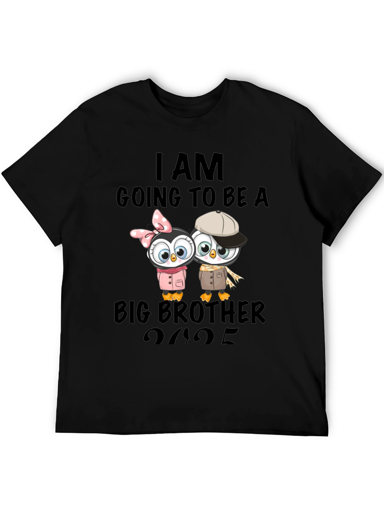 Big Brother Announcement T-Shirt - Penguin Design