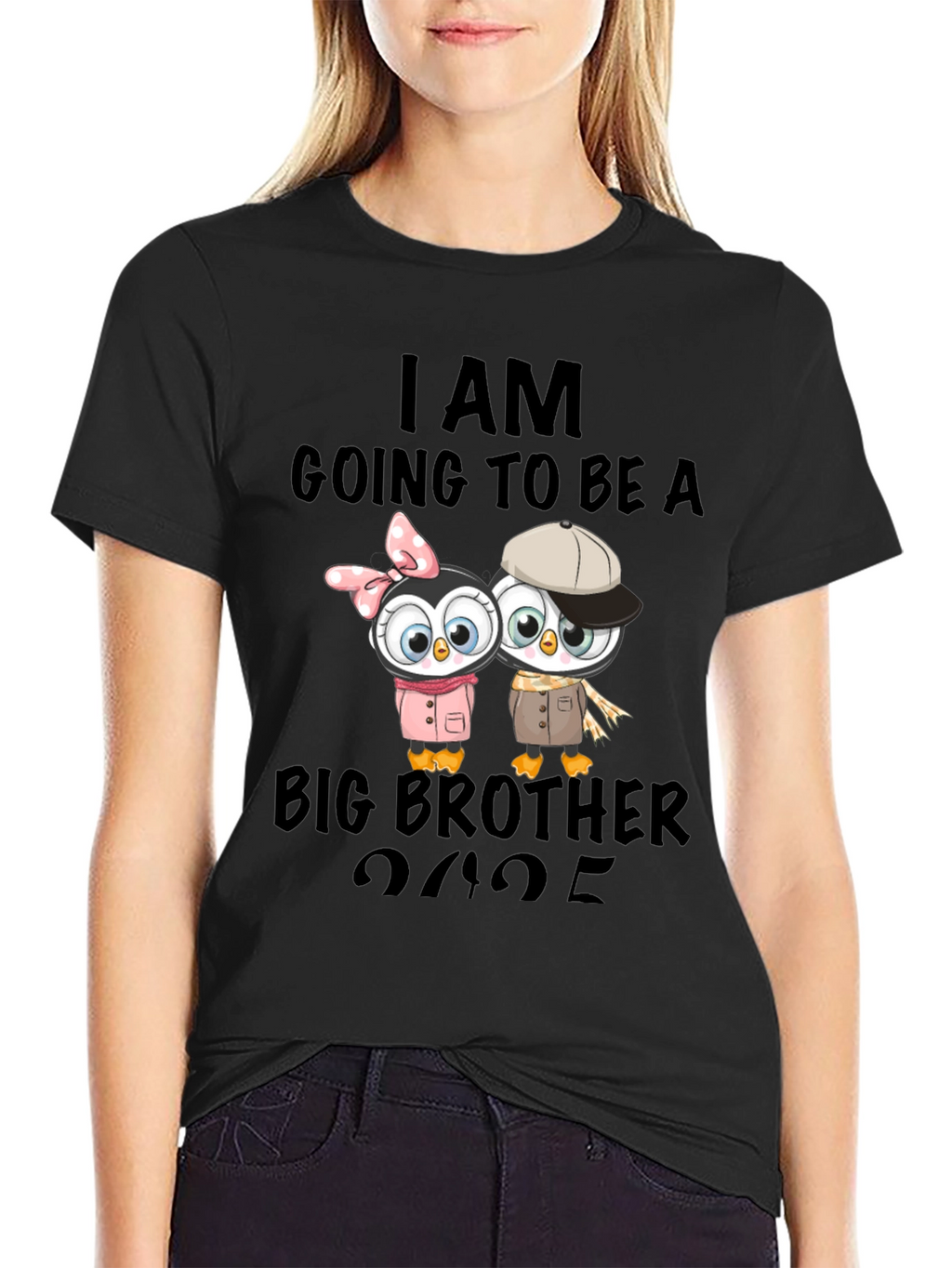 Big Brother Announcement T-Shirt - Penguin Design
