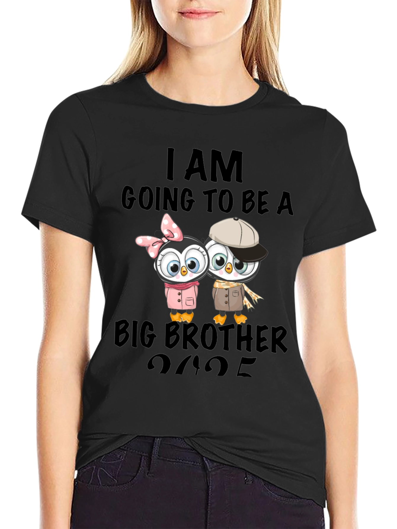 Big Brother Announcement T-Shirt - Penguin Design