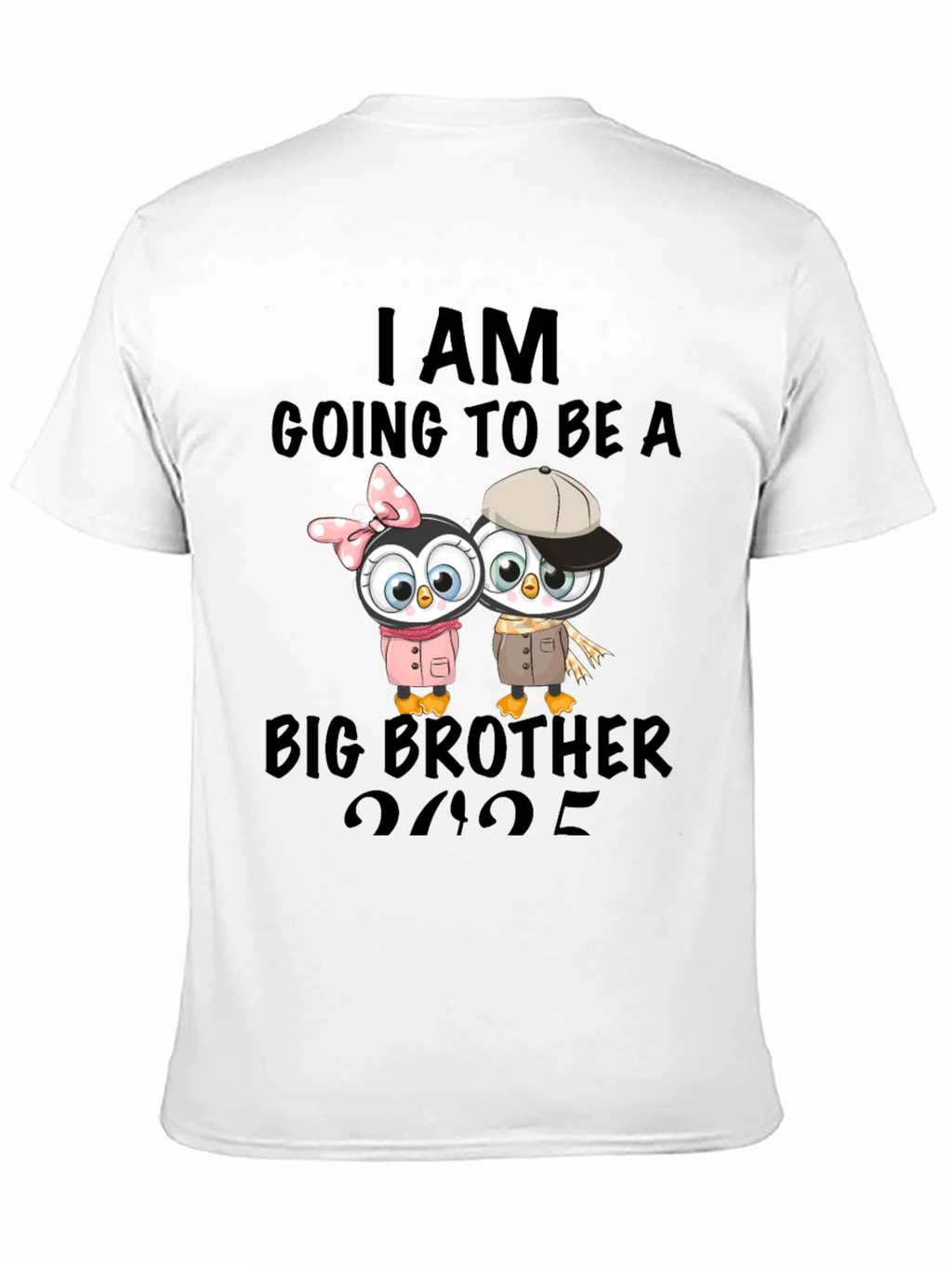 Big Brother Announcement T-Shirt - Penguin Design