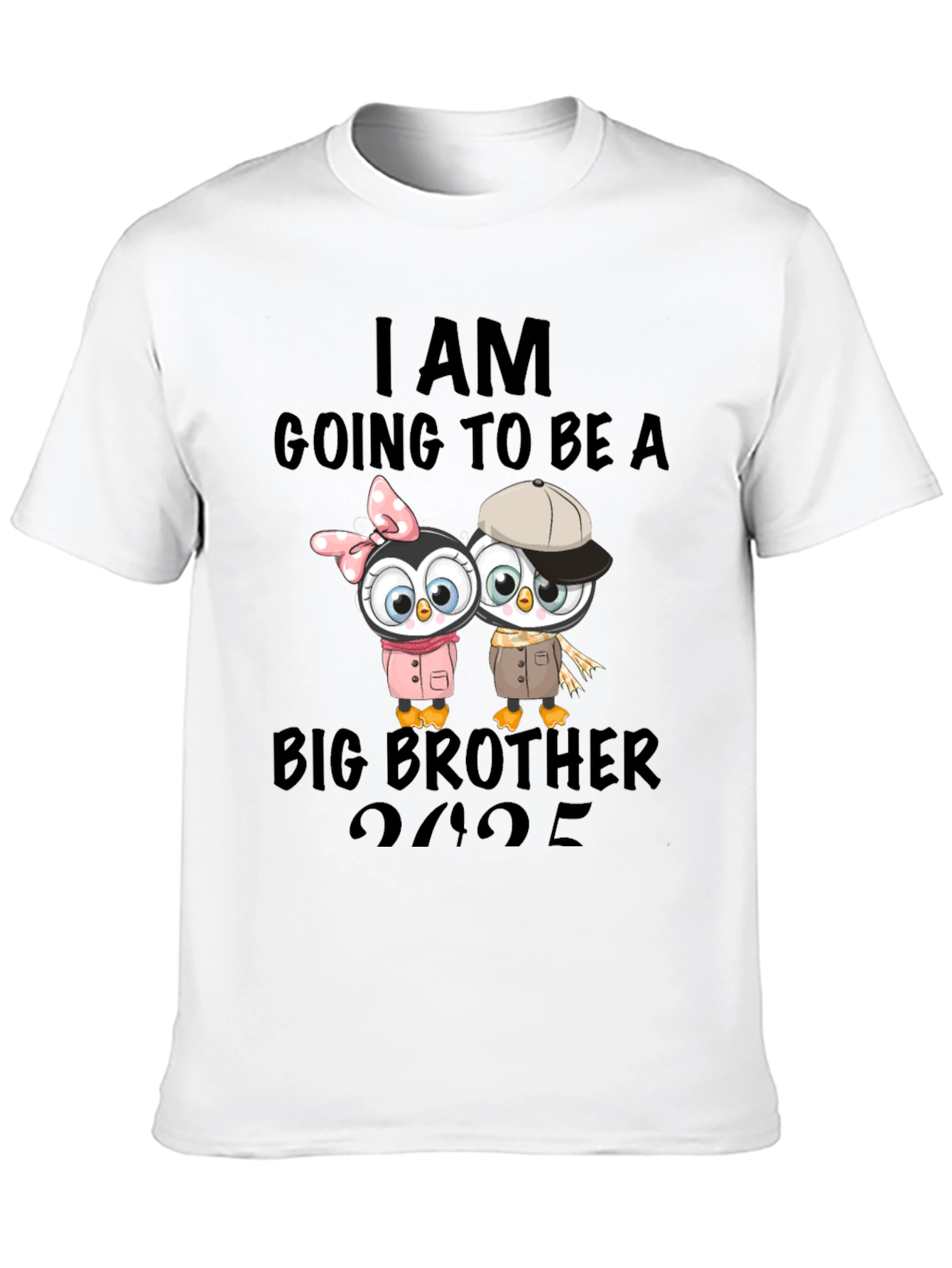 Big Brother Announcement T-Shirt - Penguin Design