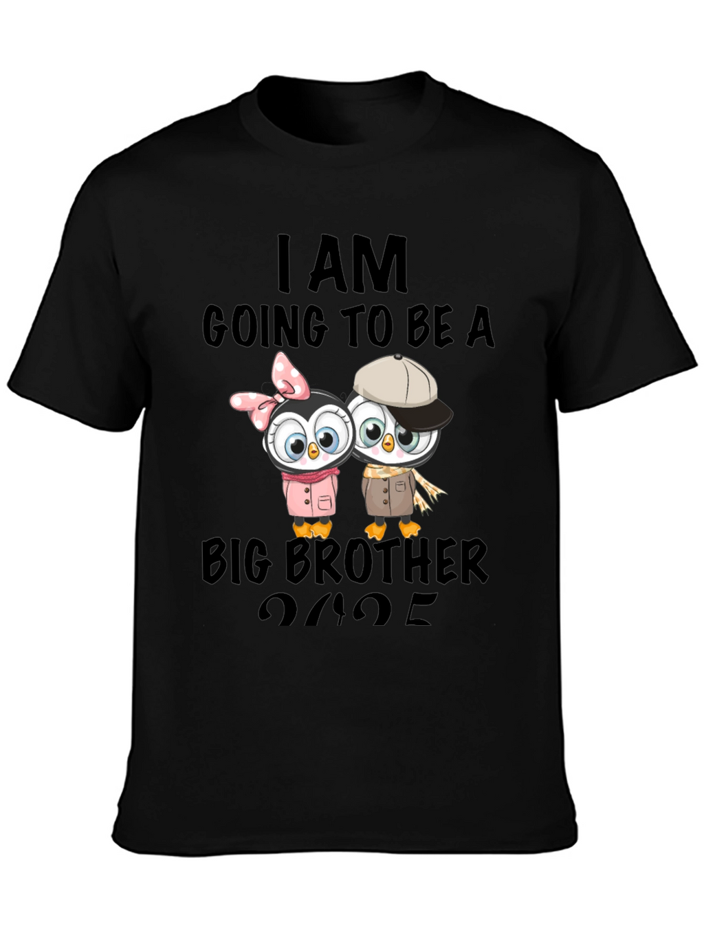 Big Brother Announcement T-Shirt - Penguin Design