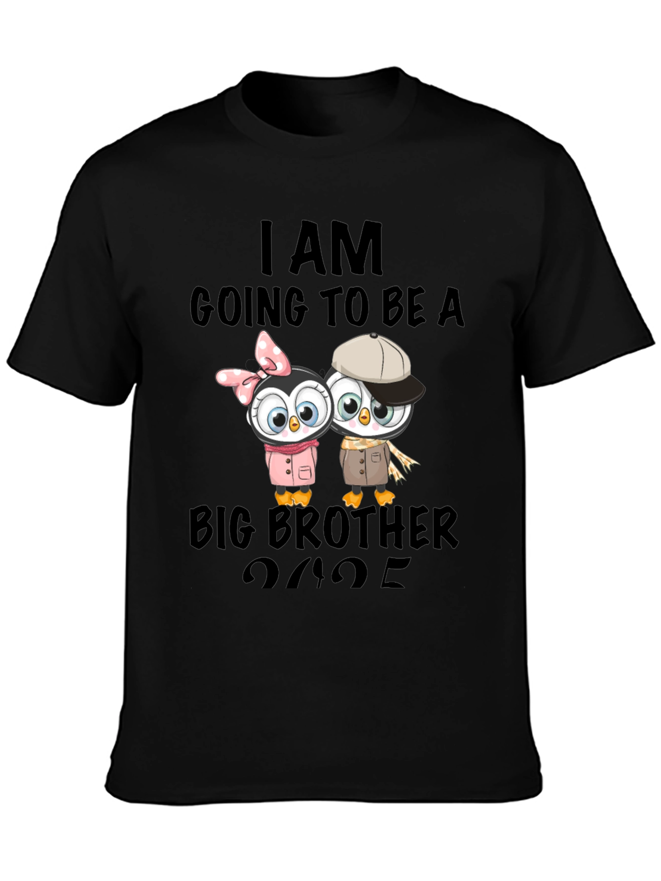 Big Brother Announcement T-Shirt - Penguin Design