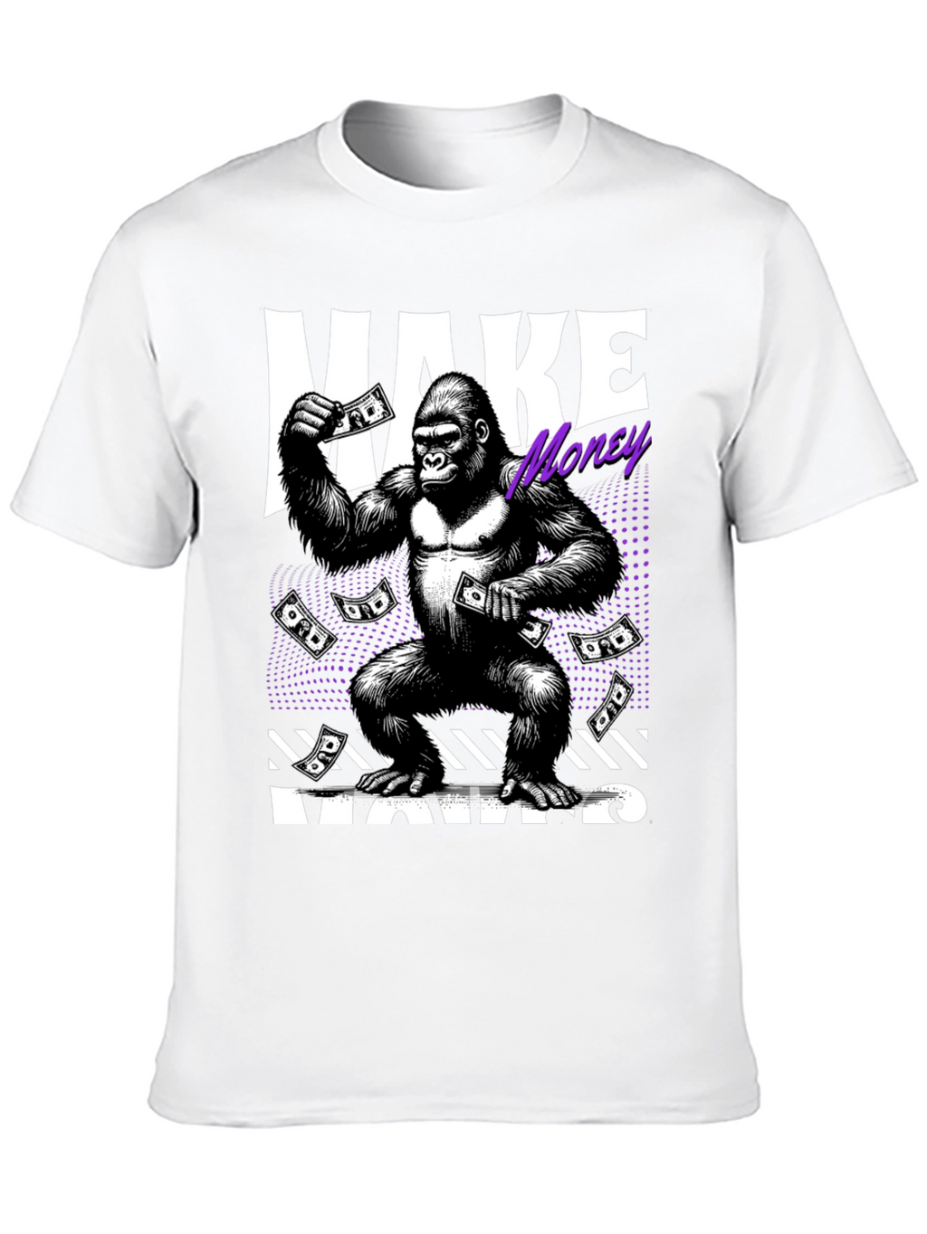 Make Money Moves Gorilla Graphic Tee
