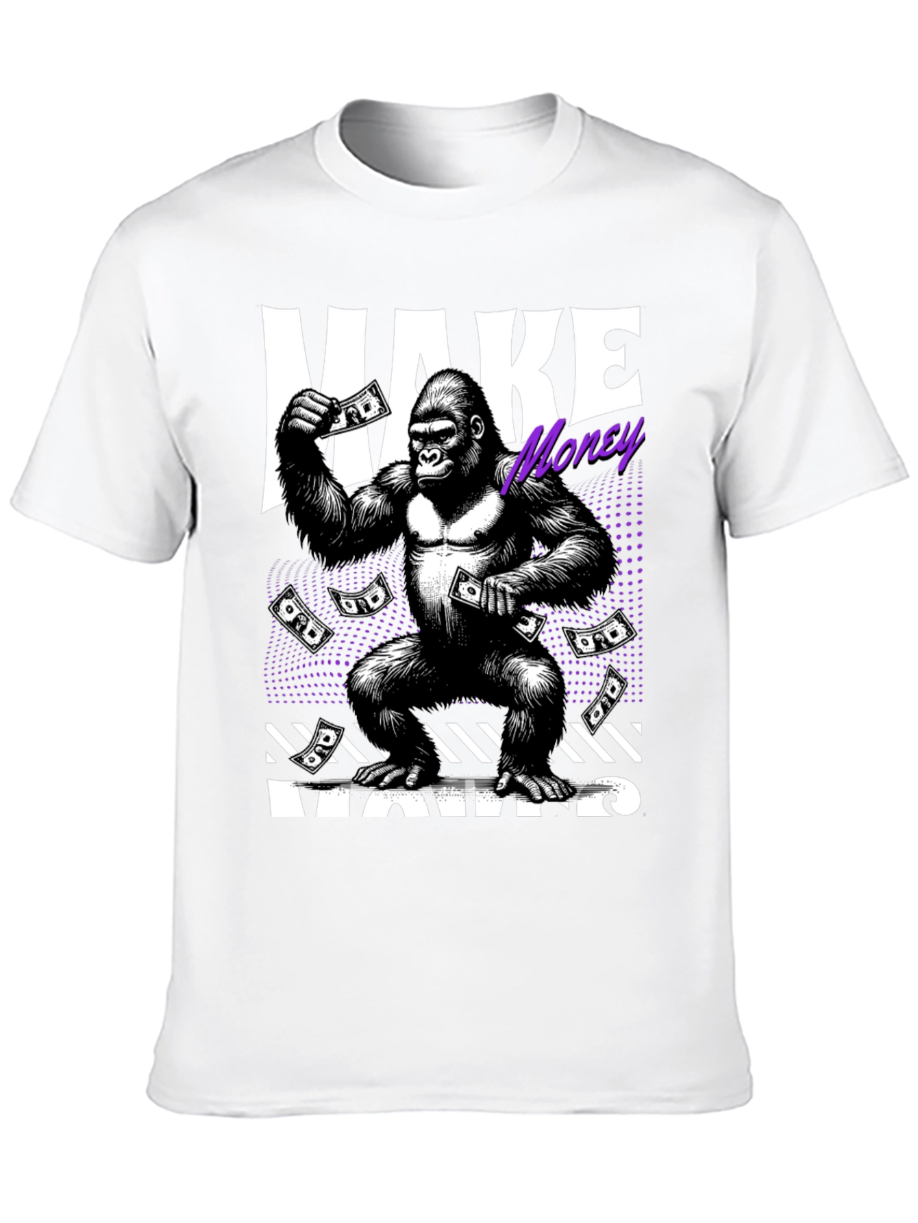 Make Money Moves Gorilla Graphic Tee