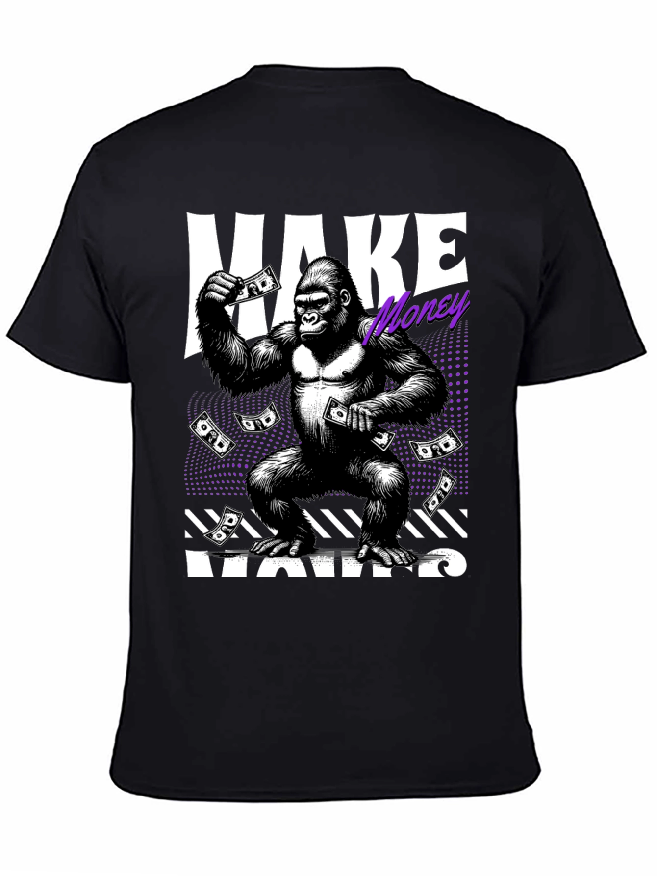 Make Money Moves Gorilla Graphic Tee
