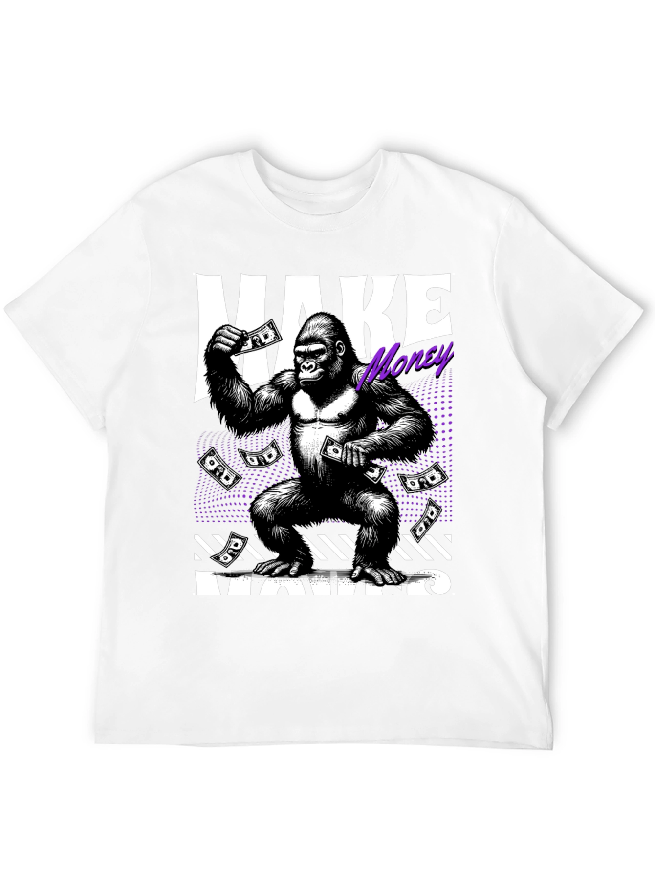 Make Money Moves Gorilla Graphic Tee