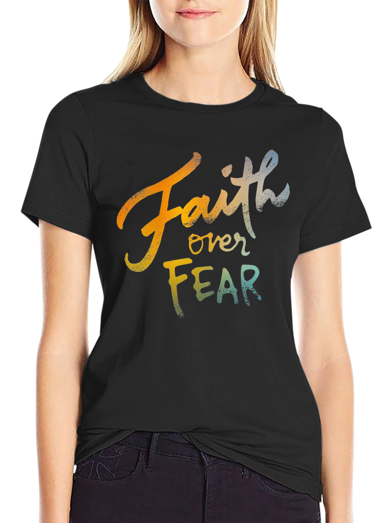 Faith Over Fear Graphic T-Shirt