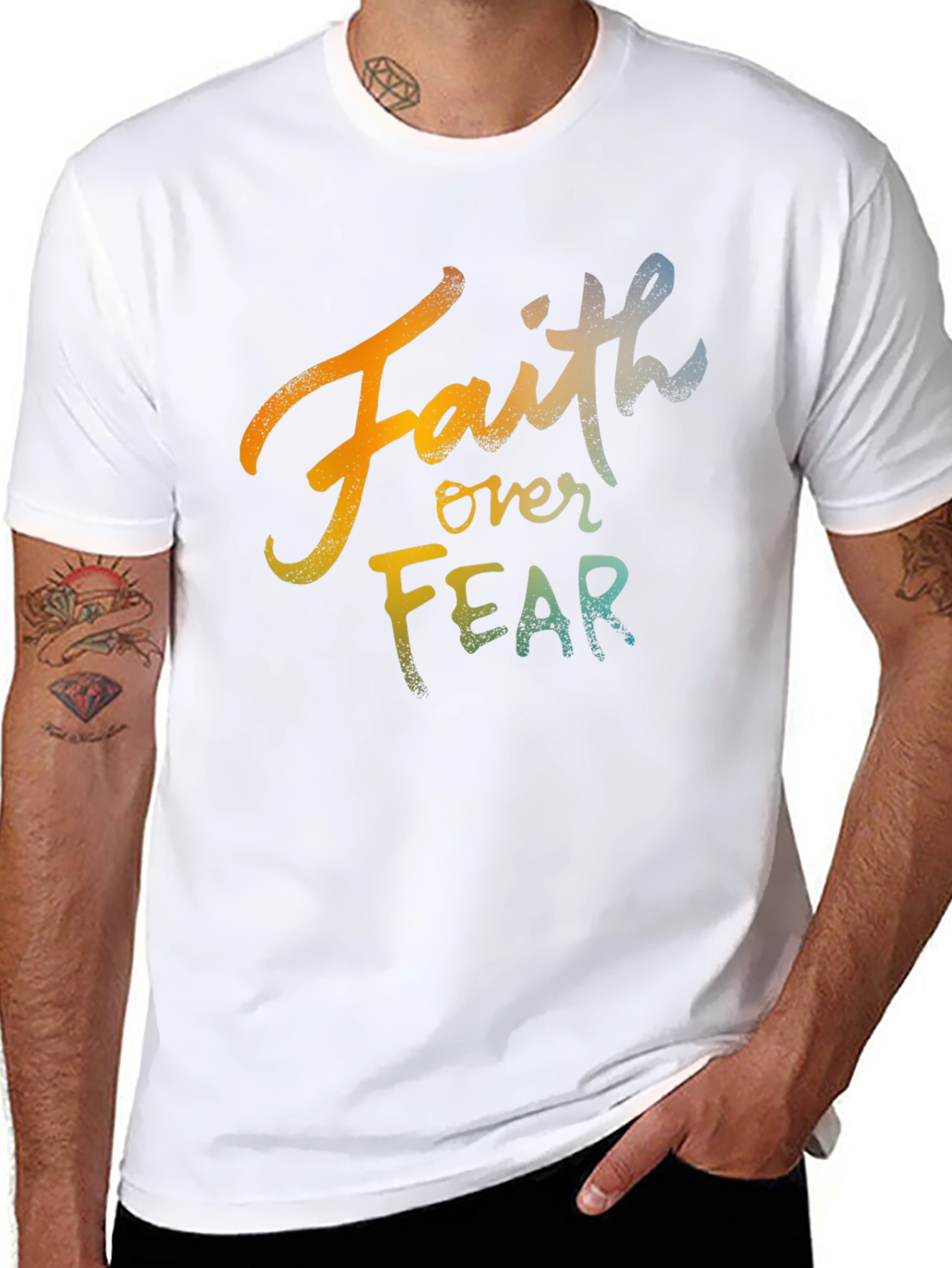Faith Over Fear Graphic T-Shirt