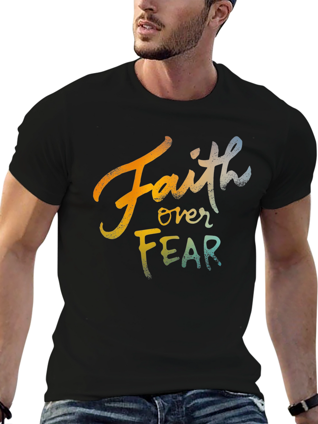 Faith Over Fear Graphic T-Shirt