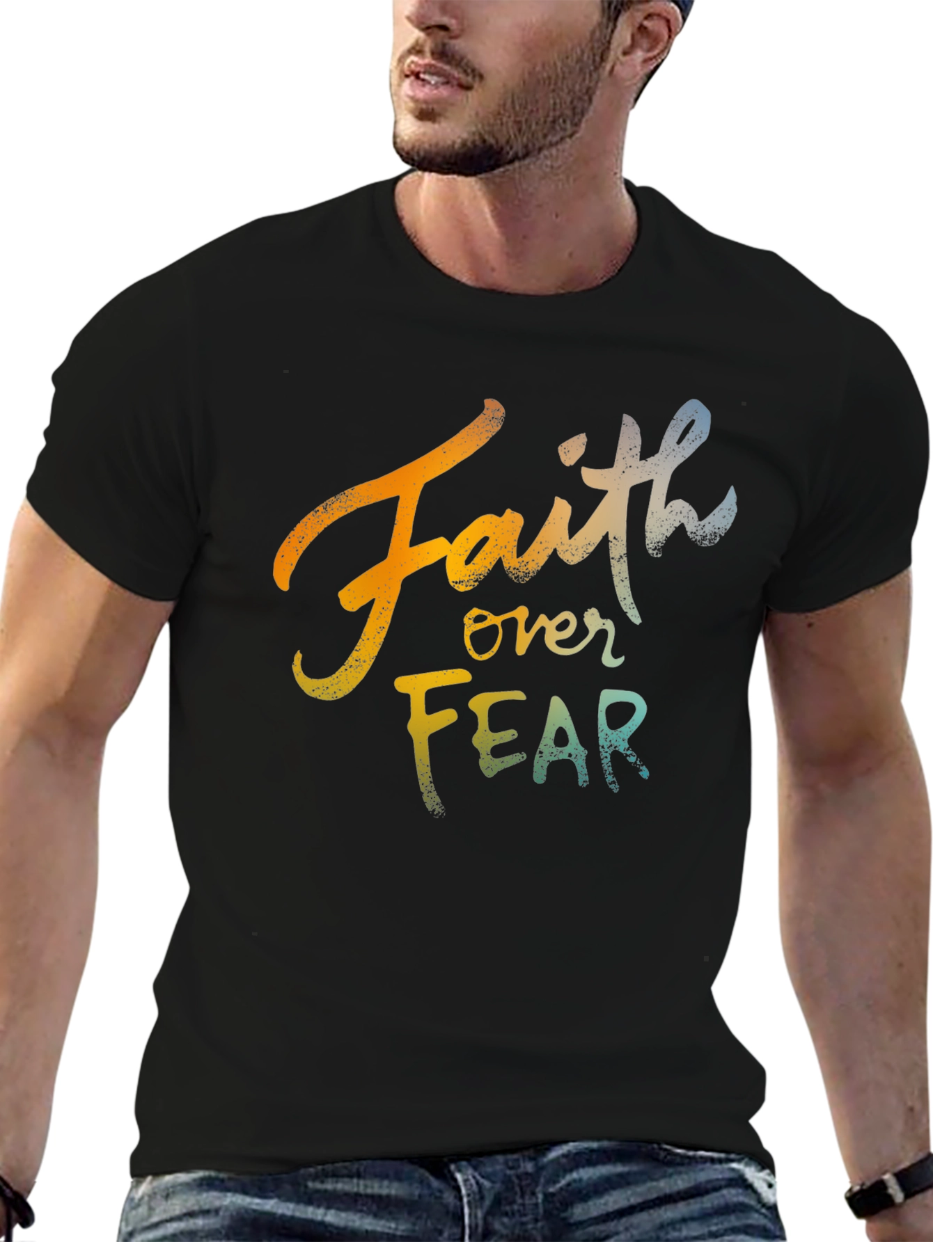 Faith Over Fear Graphic T-Shirt