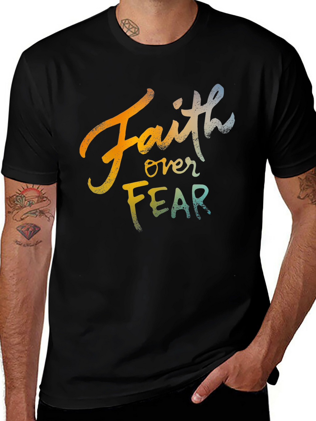 Faith Over Fear Graphic T-Shirt