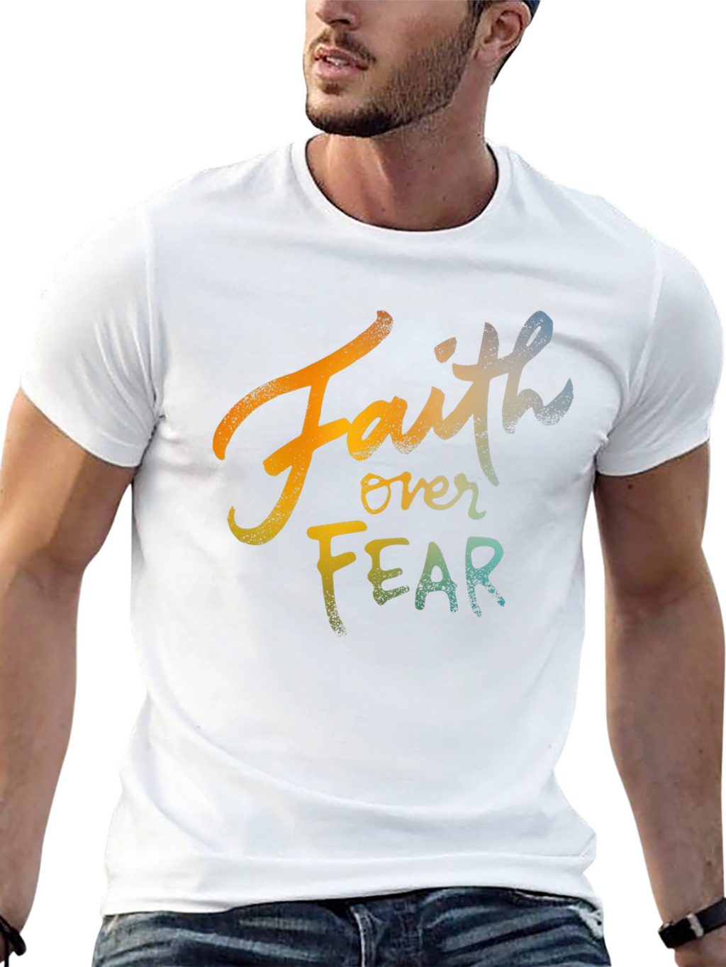 Faith Over Fear Graphic T-Shirt