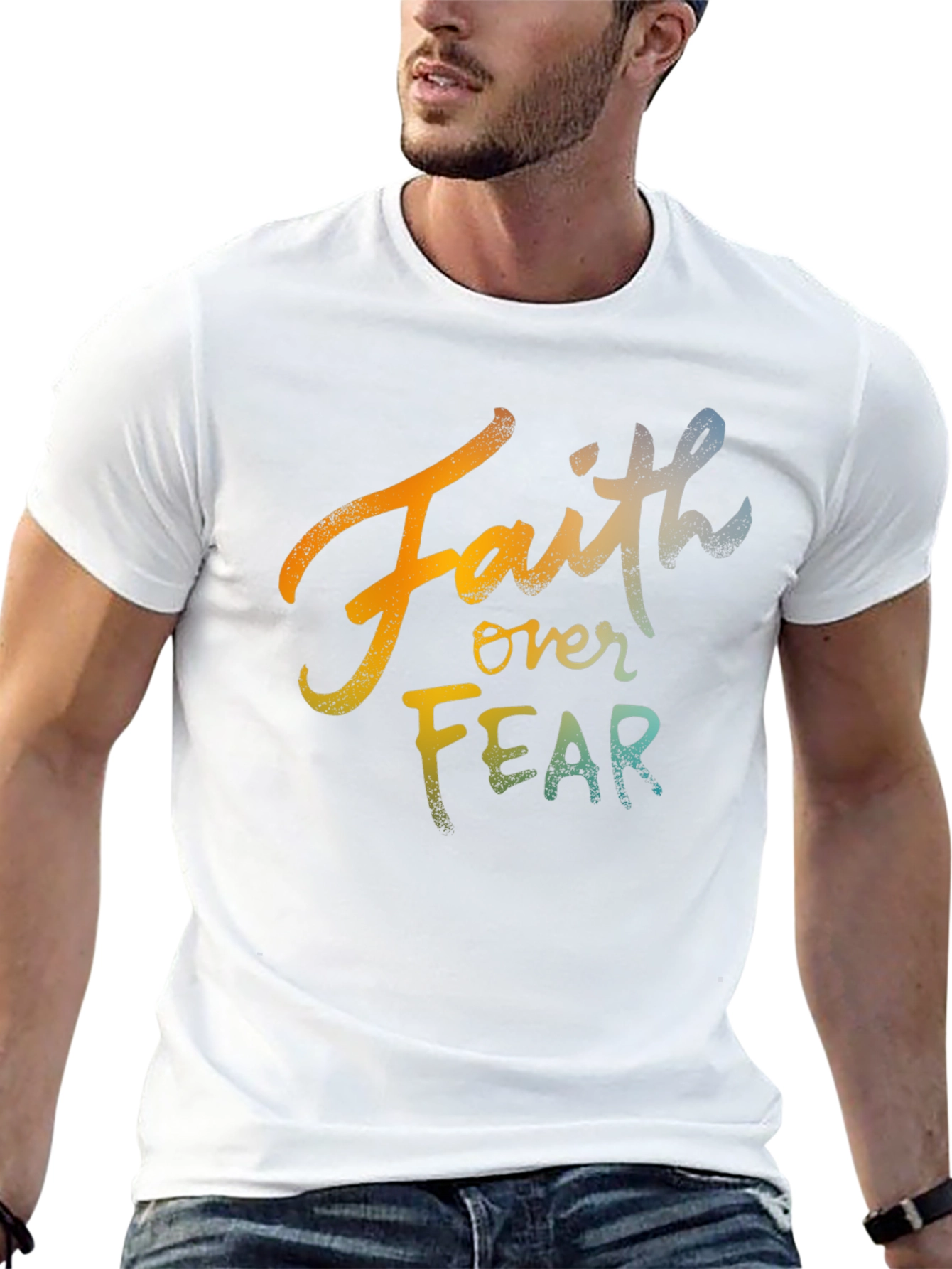Faith Over Fear Graphic T-Shirt