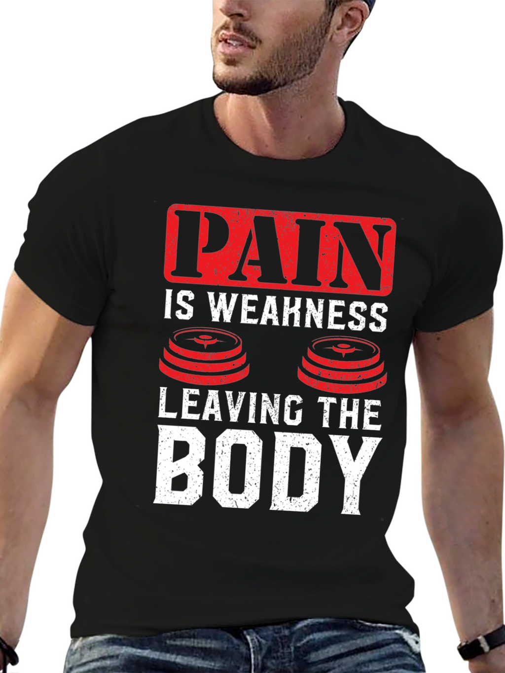 Pain is Weakness Gym T-Shirt