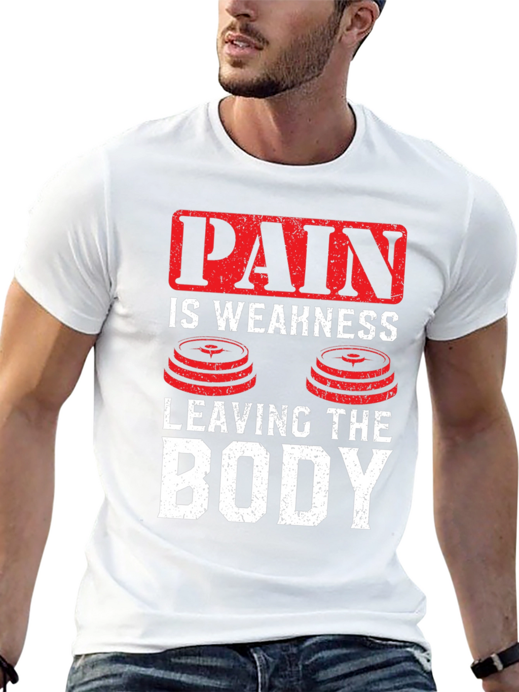 Pain is Weakness Gym T-Shirt