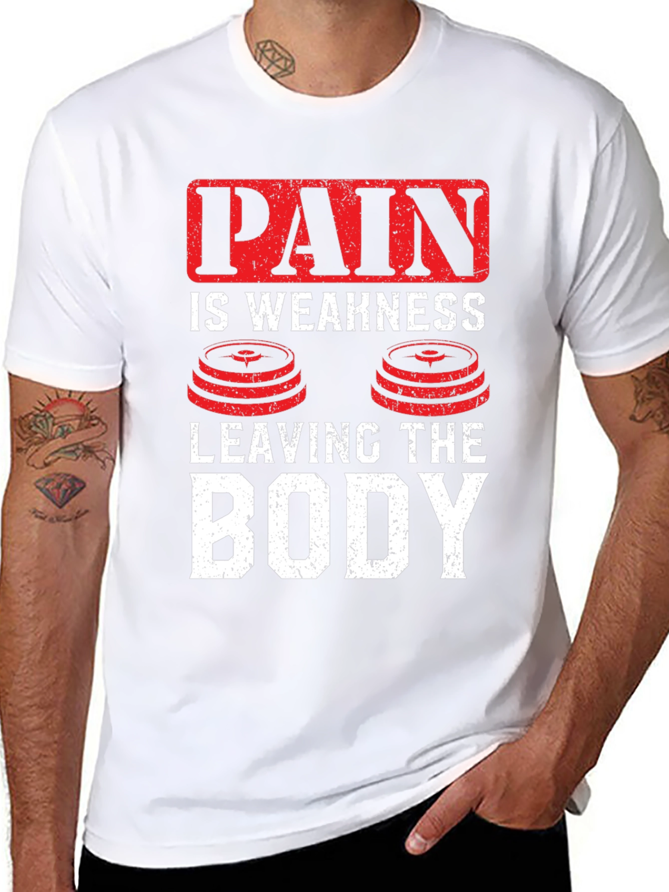 Pain is Weakness Gym T-Shirt