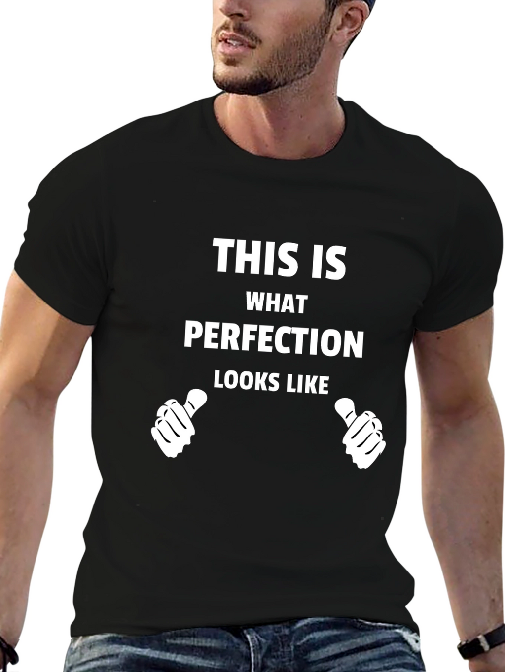 Perfection Graphic Tee - Novelty T-Shirt