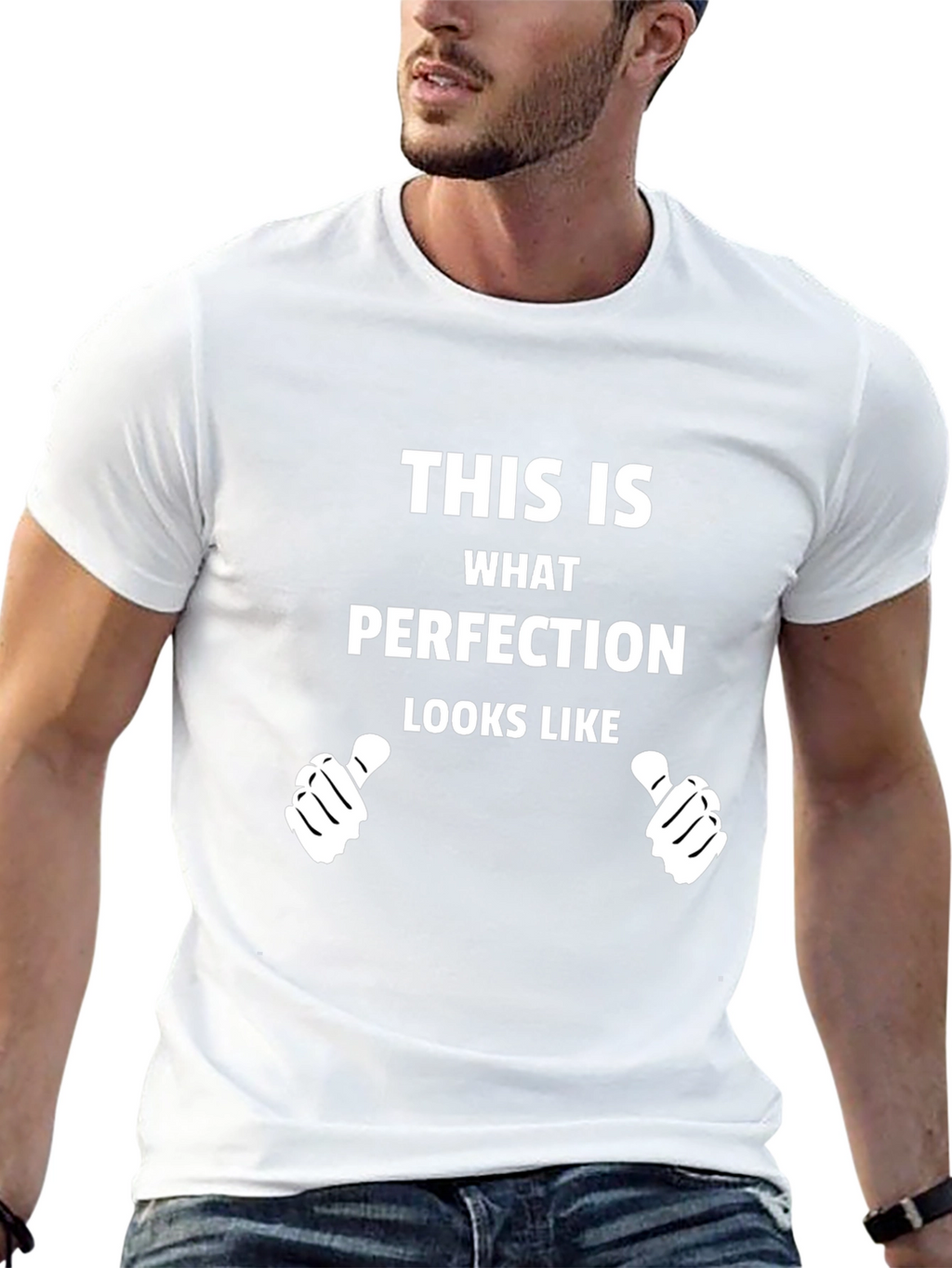 Perfection Graphic Tee - Novelty T-Shirt