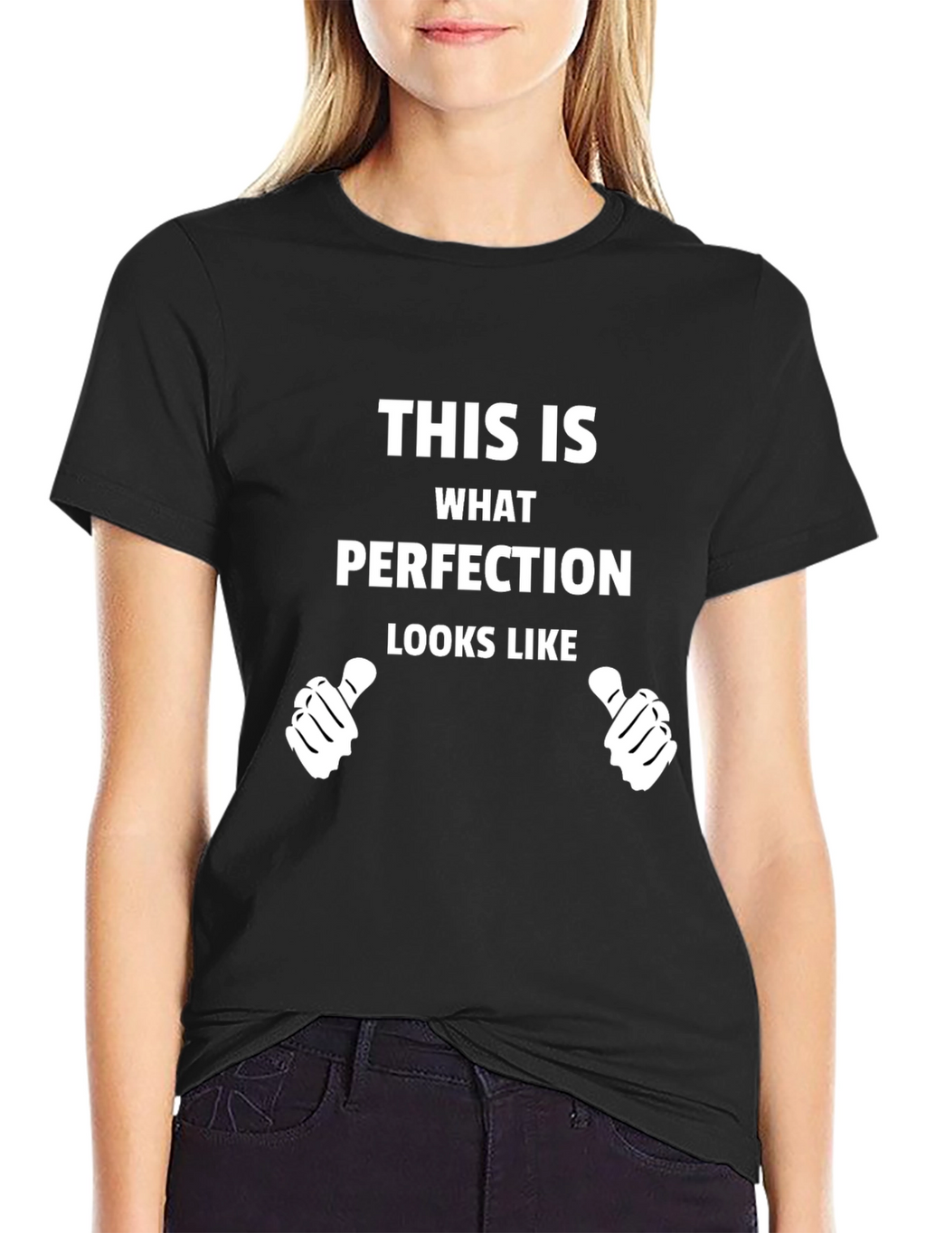 Perfection Graphic Tee - Novelty T-Shirt