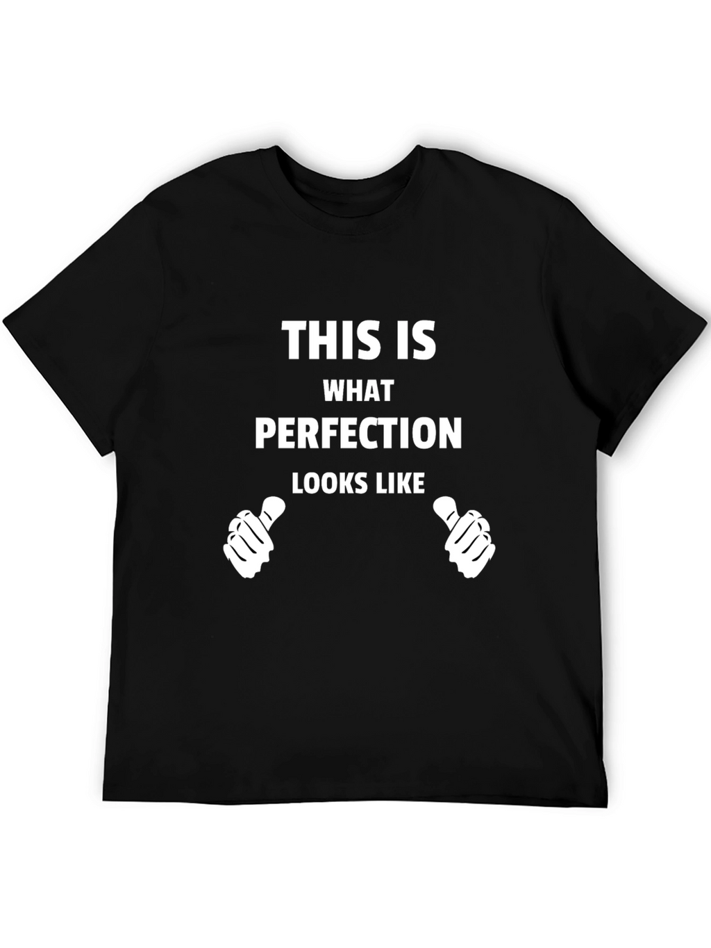 Perfection Graphic Tee - Novelty T-Shirt