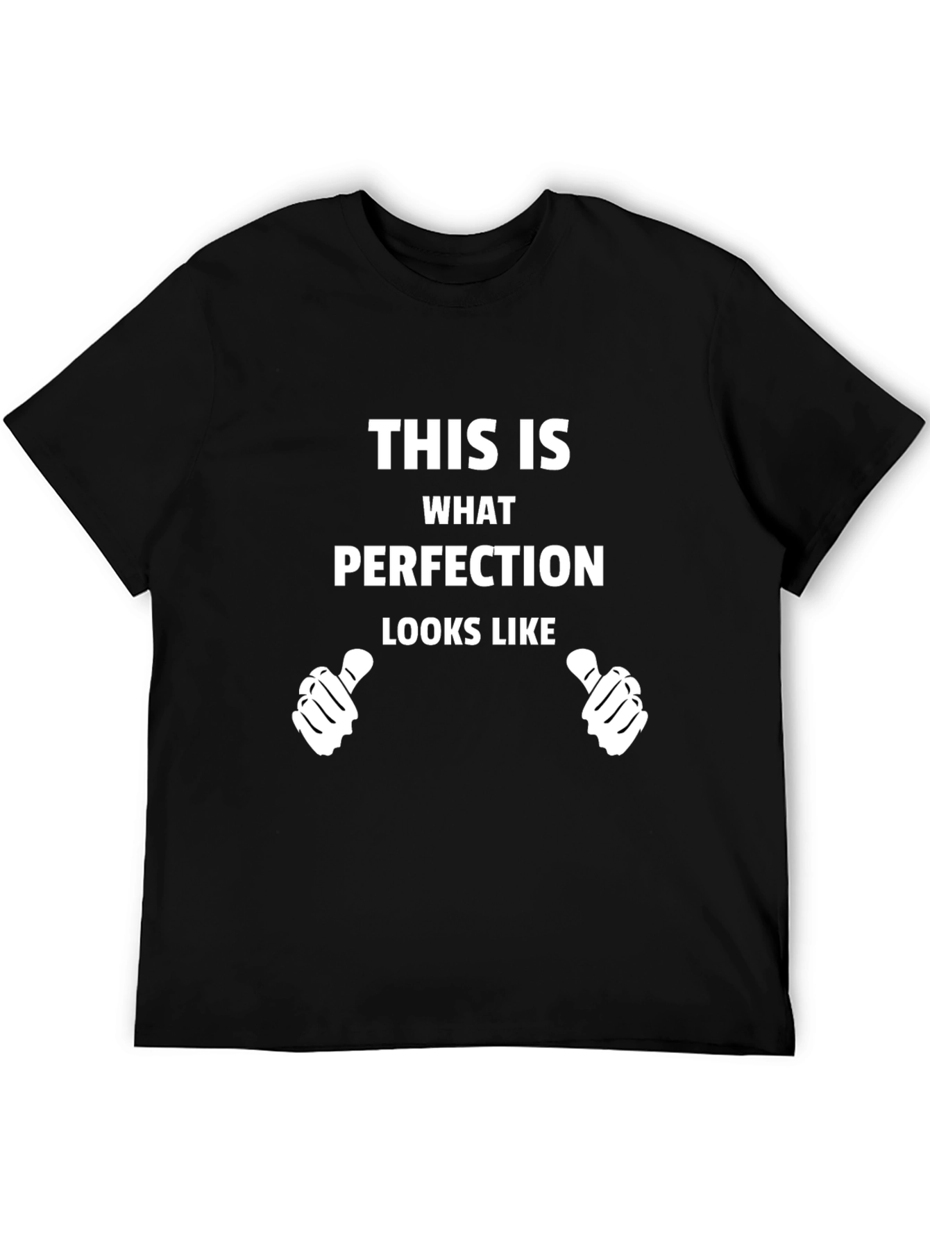 Perfection Graphic Tee - Novelty T-Shirt