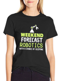 Weekend Robotics Forecast Graphic Tee