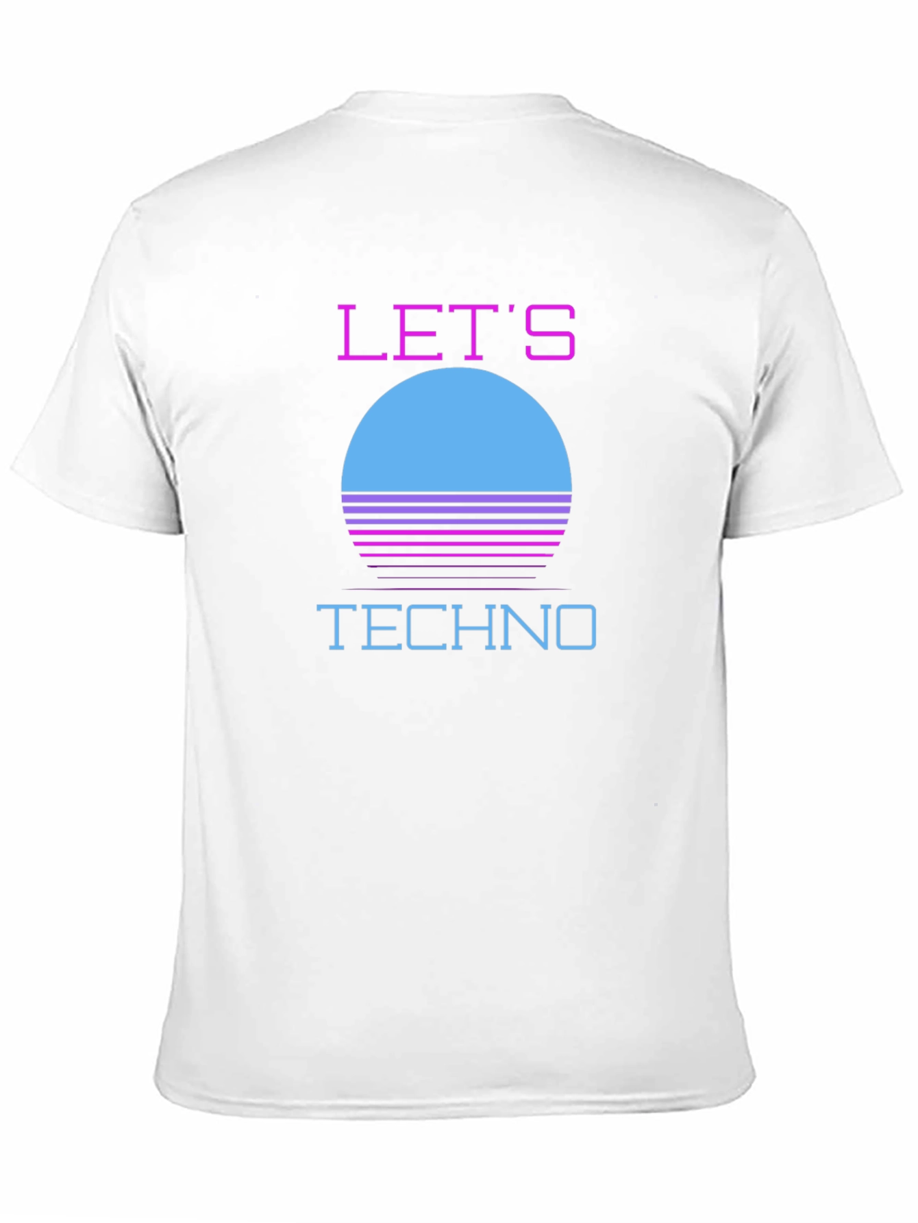 Retro Lets Techno T-Shirt - 80s Inspired Design