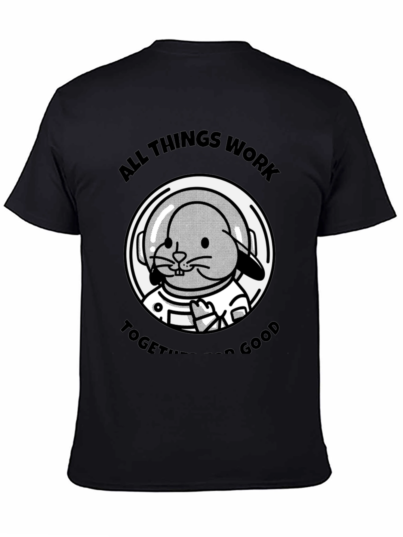 Bunny Astronaut T-Shirt - All Things Work Together