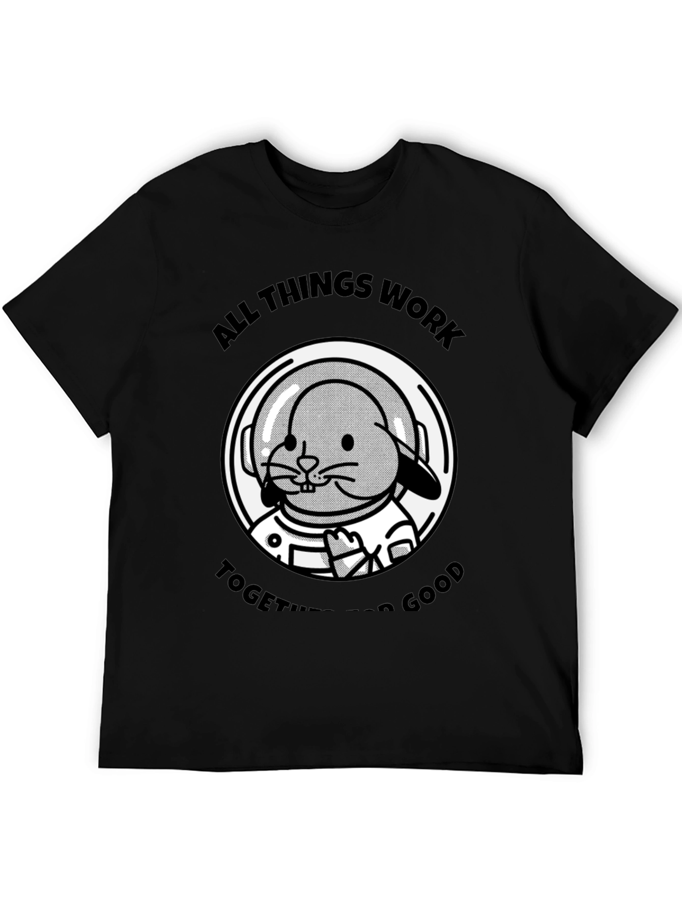 Bunny Astronaut T-Shirt - All Things Work Together