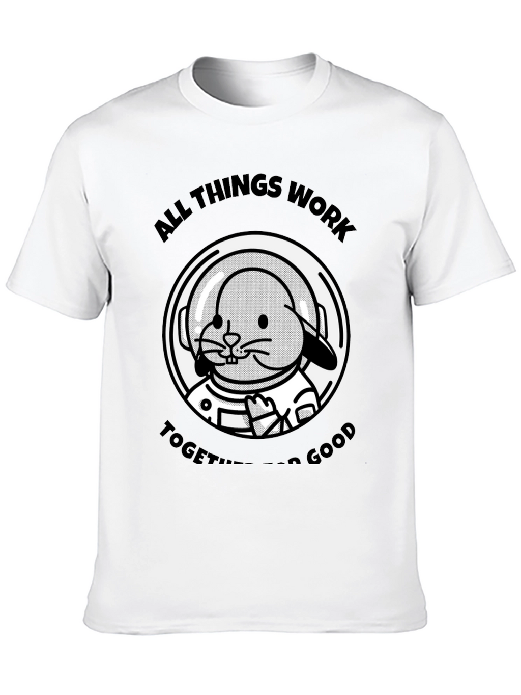 Bunny Astronaut T-Shirt - All Things Work Together
