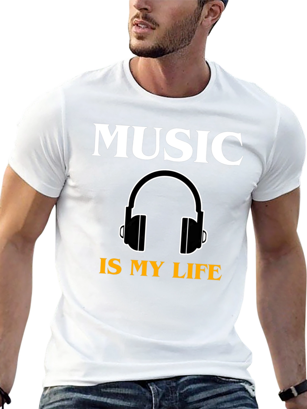 Music is My Life T-Shirt | Stylish Graphic Tee