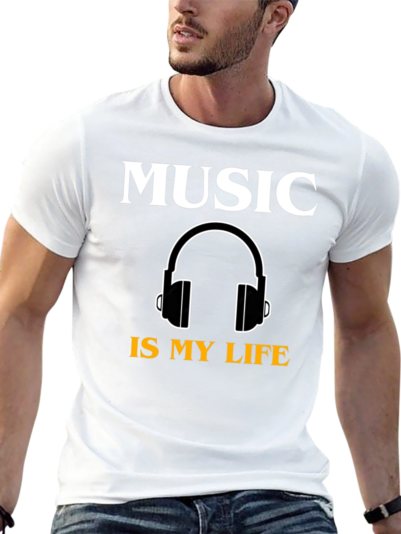Music is My Life T-Shirt | Stylish Graphic Tee