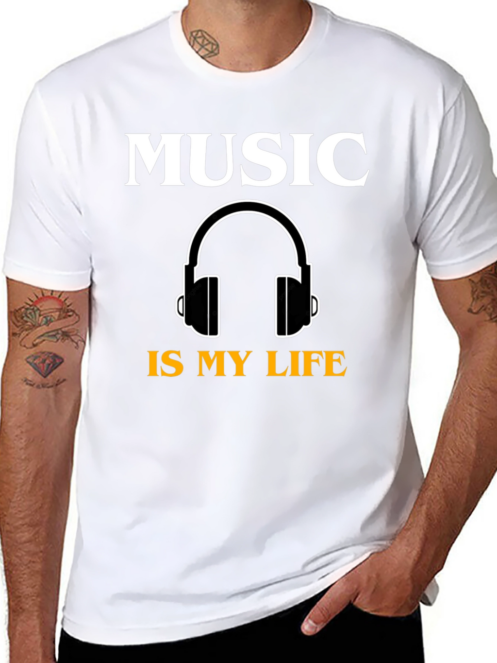 Music is My Life T-Shirt | Stylish Graphic Tee