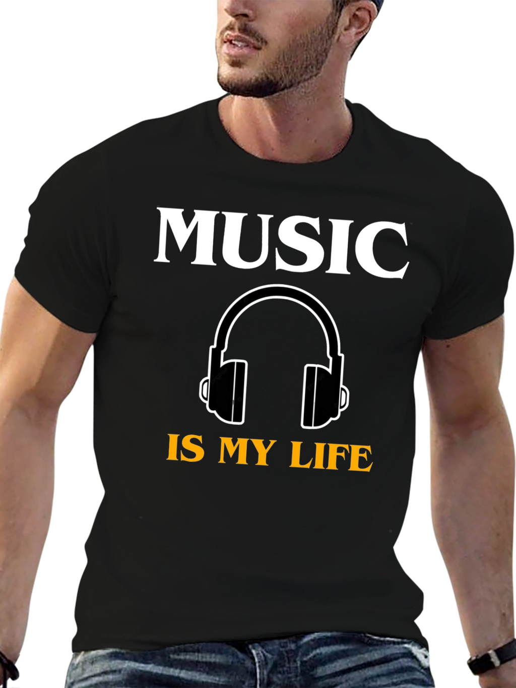 Music is My Life T-Shirt | Stylish Graphic Tee