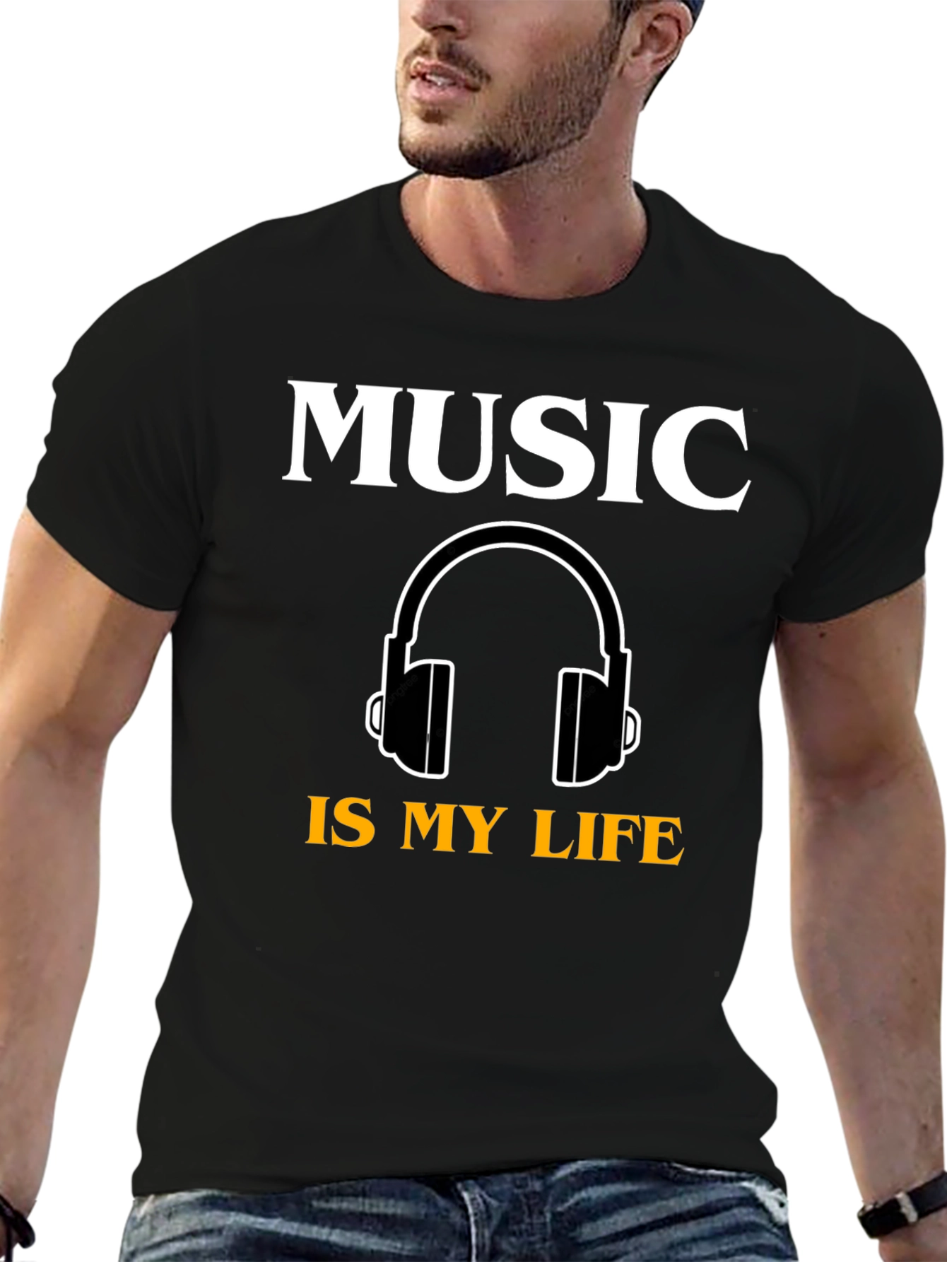 Music is My Life T-Shirt | Stylish Graphic Tee