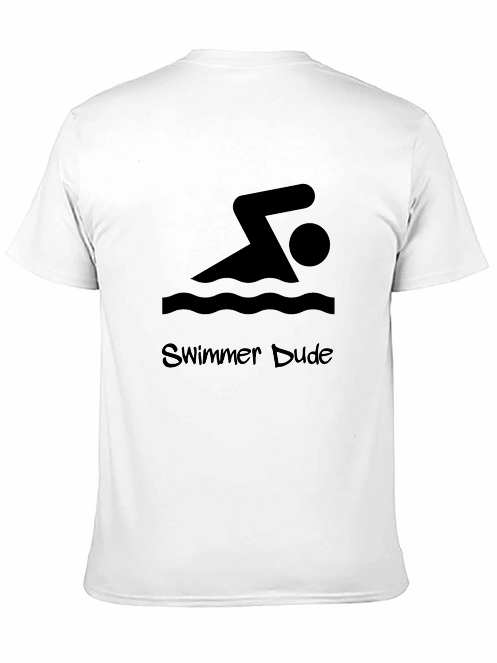 Swimmer Dude Black Graphic Tee
