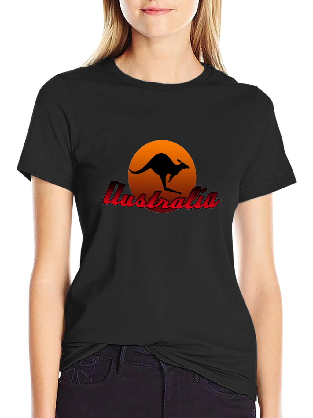 Australia Kangaroo Sunset T-Shirt