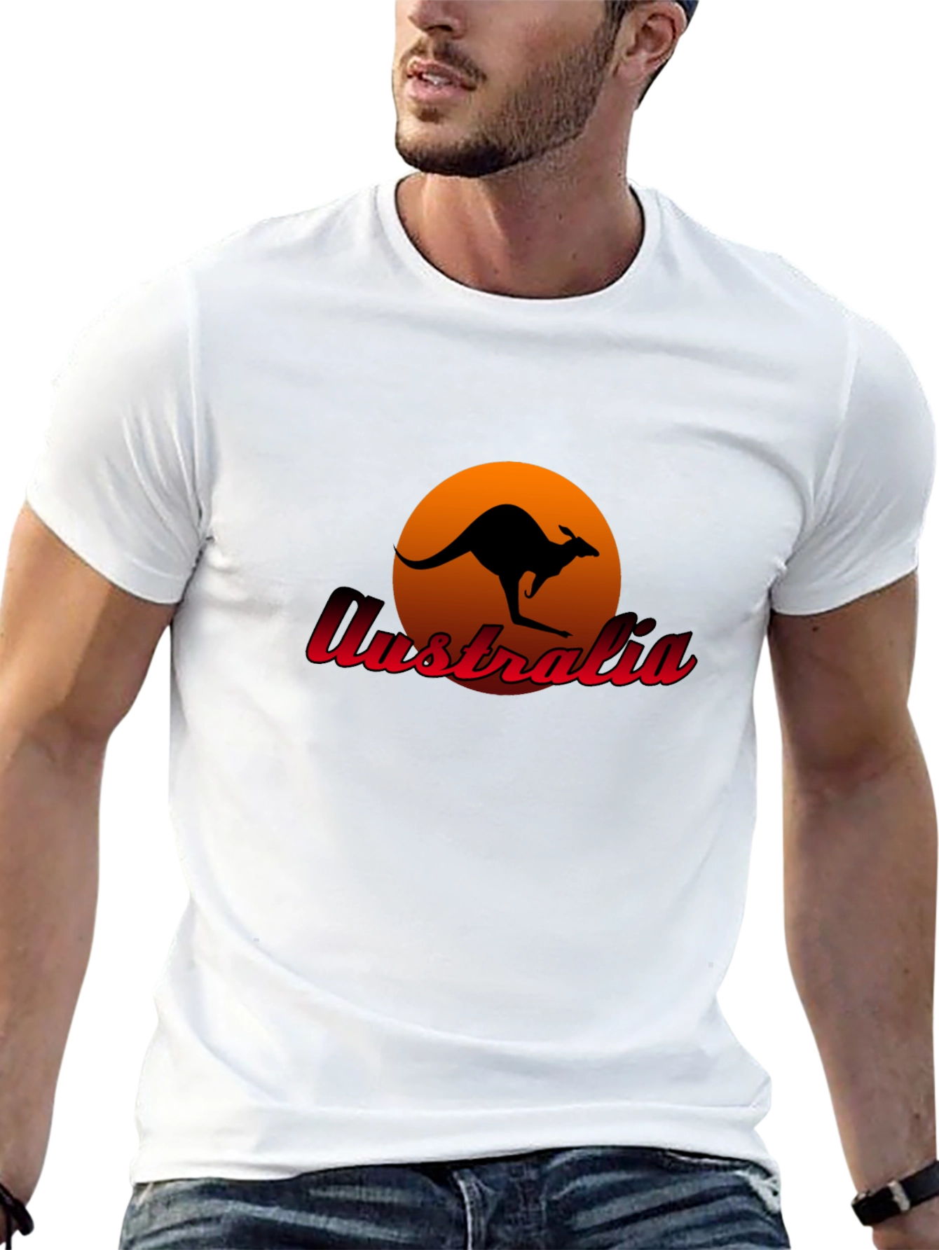 Australia Kangaroo Sunset T-Shirt