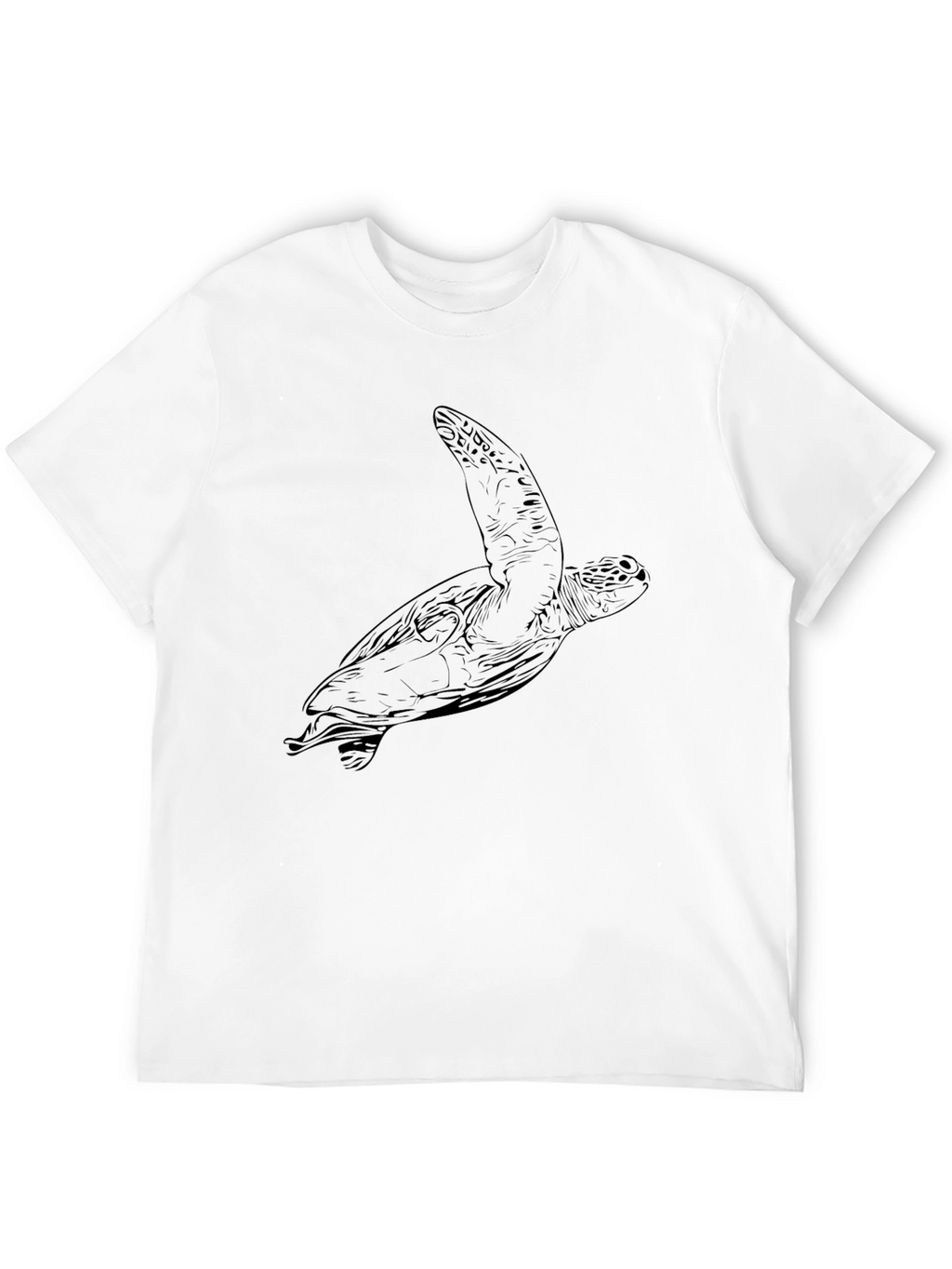 Sea Turtle Graphic Tee - Black