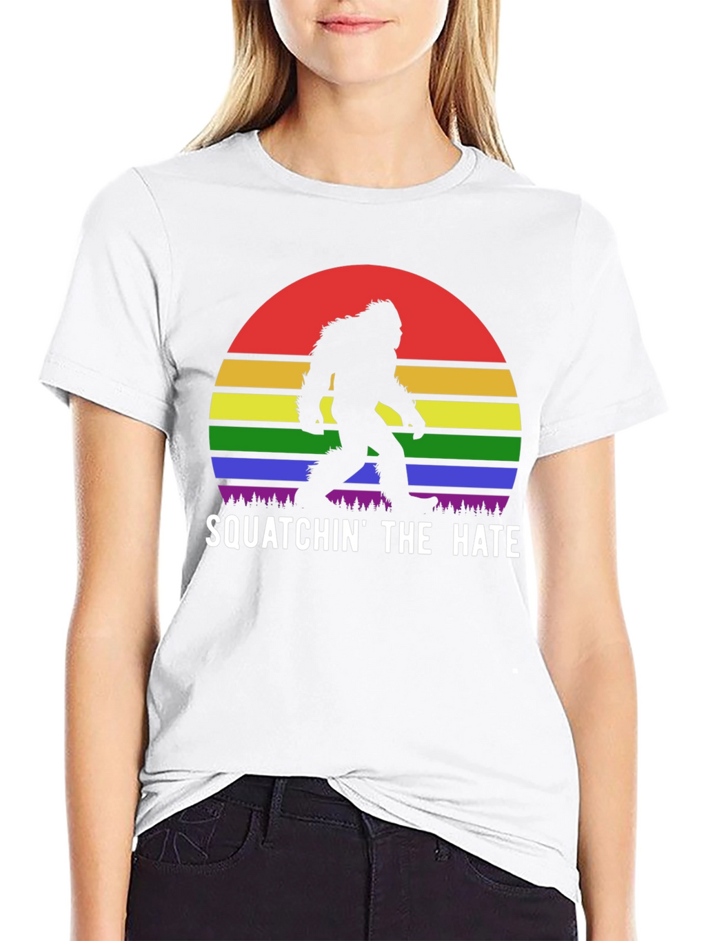 Squatchin the Hate Pride T-Shirt